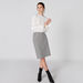Elle Chequered and Studded Skirt with Zip Closure-Skirts-thumbnailMobile-2