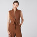 Elle Full Length Jumpsuit with Pocket Detail and Tie Up Belt-Jumpsuits and Playsuits-thumbnail-0