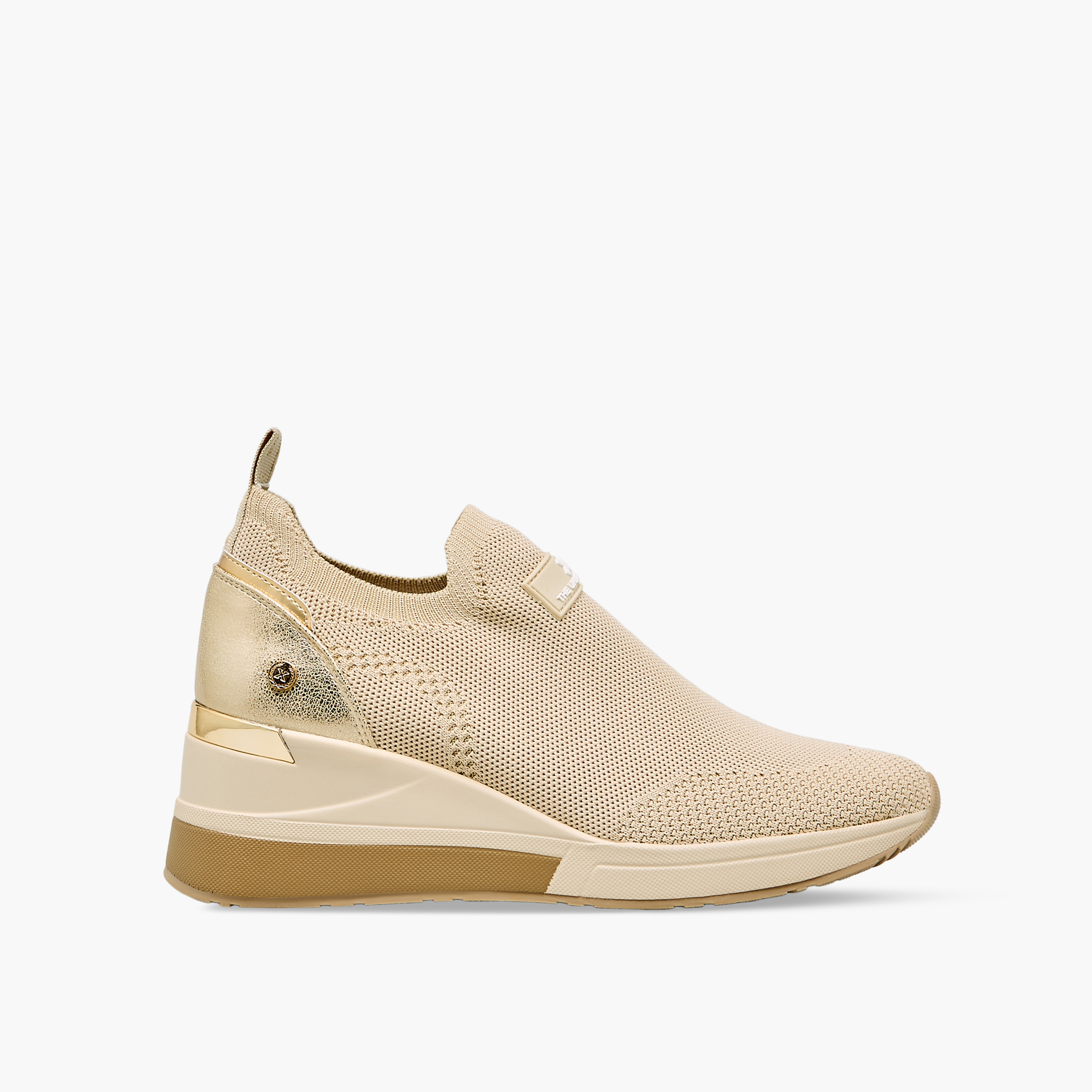 XTI Women Textured Slip-On Ankle Sneakers-women-shoes-sneakers-image-3