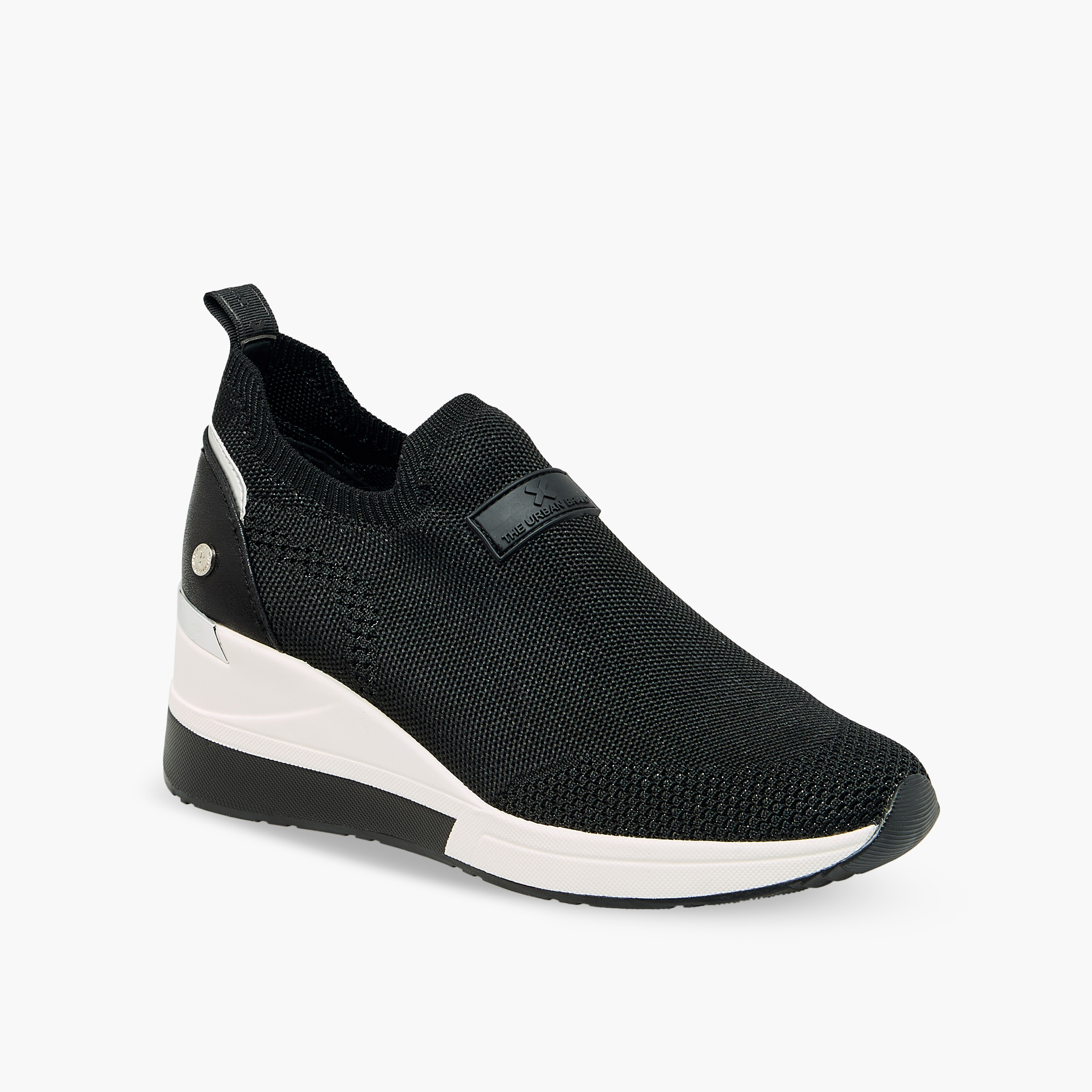 XTI Women Textured Slip-On Ankle Sneakers-women-shoes-sneakers-image-2