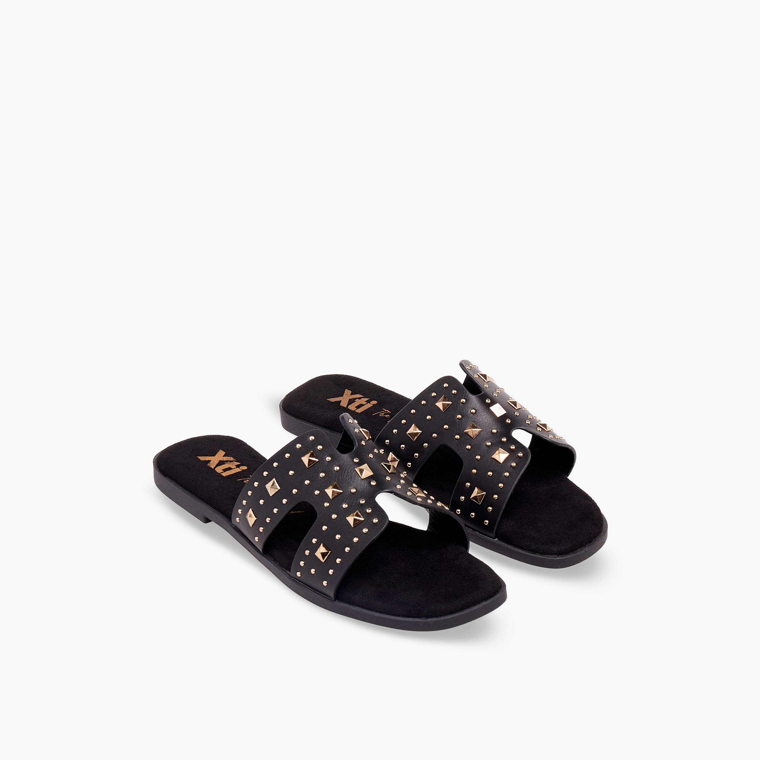 صندل بزينة ميتالك للنساء من إكس تي آي-women-shoes-flats-sandals-image-1