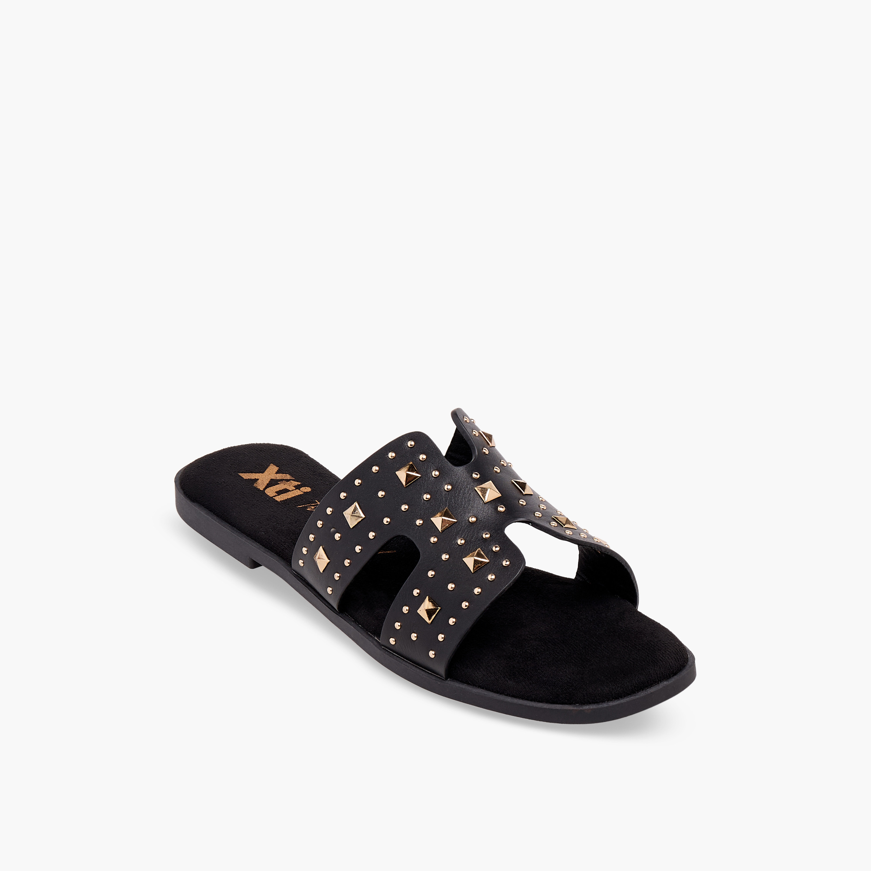 صندل بزينة ميتالك للنساء من إكس تي آي-women-shoes-flats-sandals-image-2