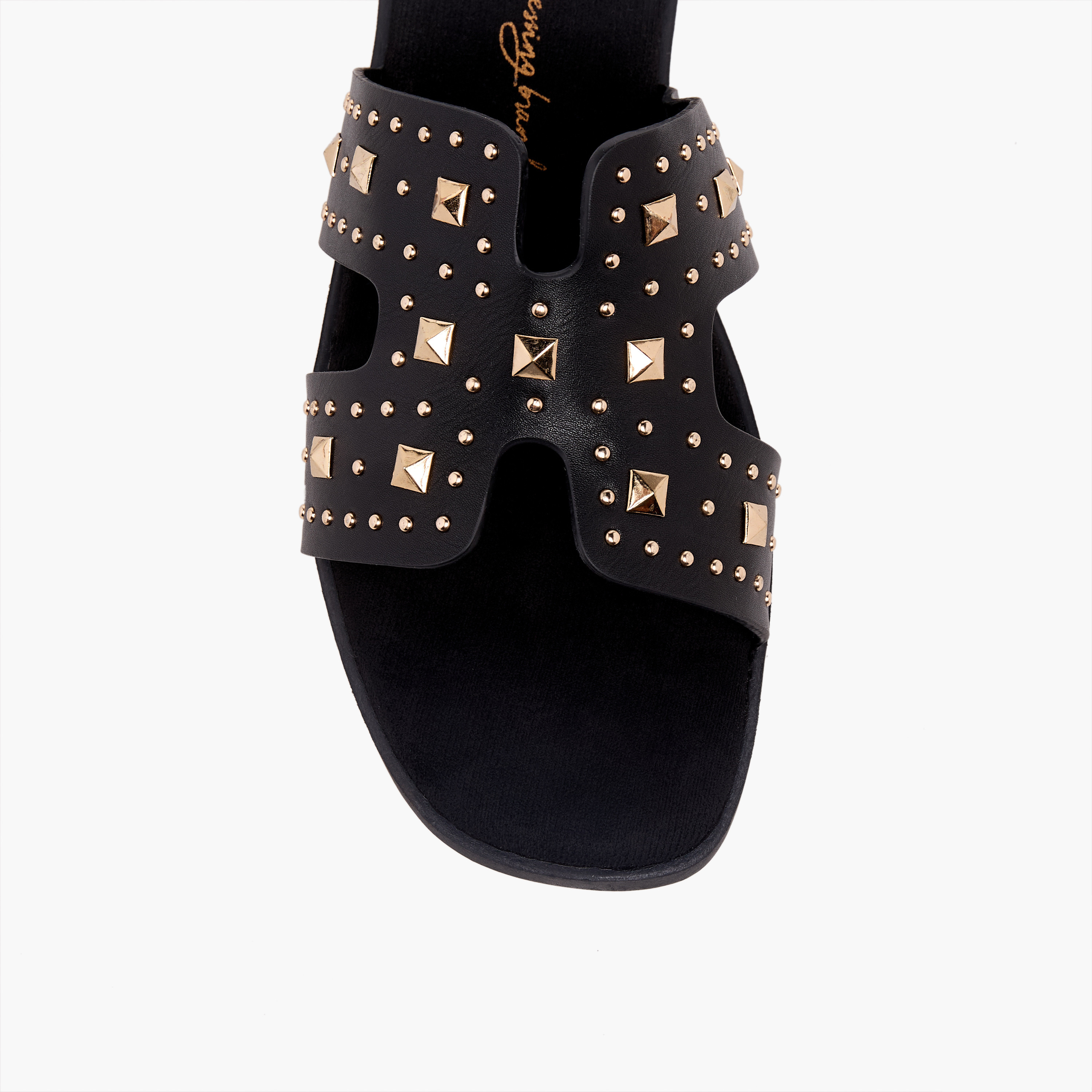 صندل بزينة ميتالك للنساء من إكس تي آي-women-shoes-flats-sandals-image-4