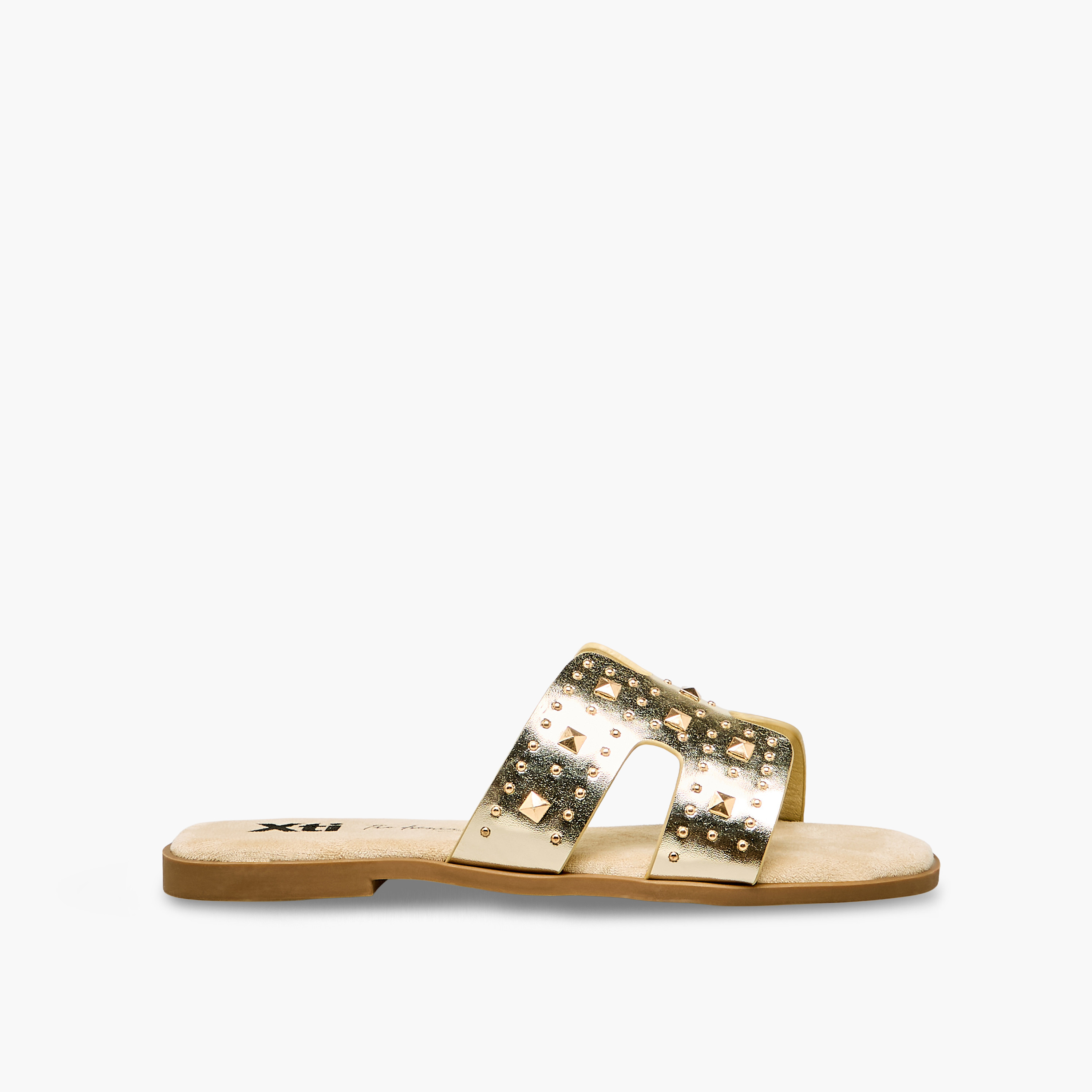 XTI Women Metallic Accent Sandals-women-shoes-flats-sandals-image-3