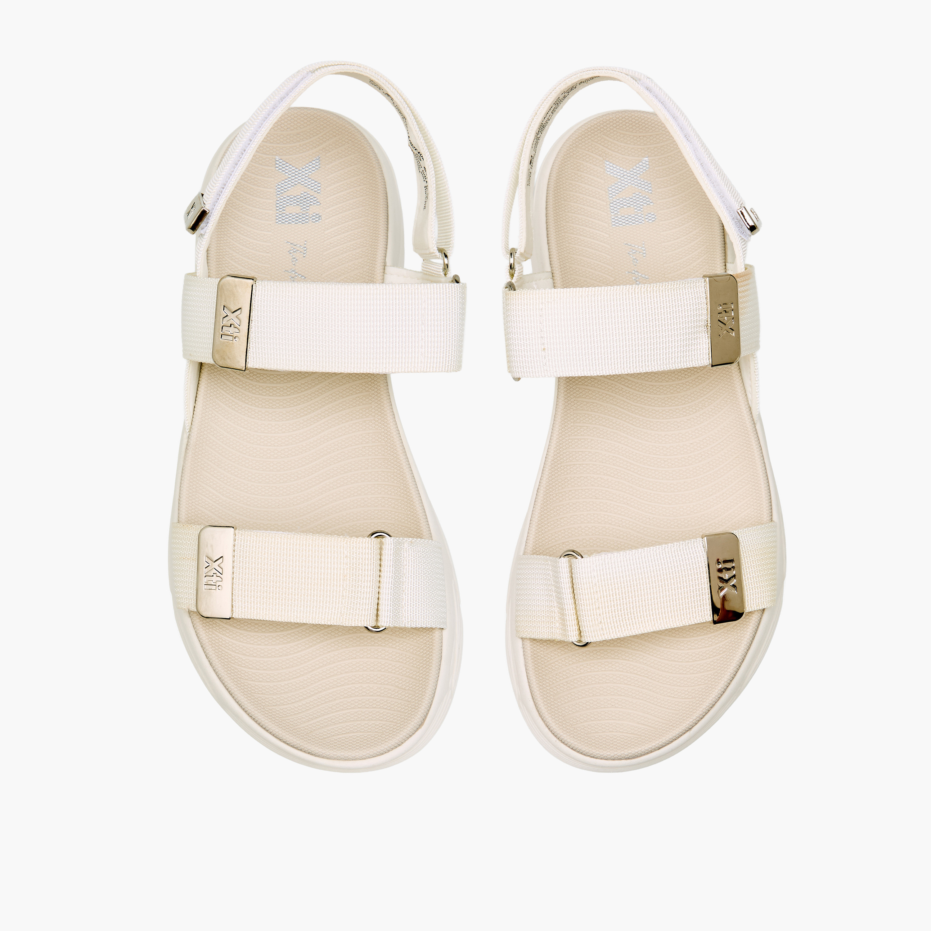 صندل بشريط إغلاق لاصق للنساء من إكس تي آي-women-shoes-flats-sandals-image-1