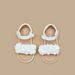 Barefeet Floral Embellished Sandal with Hook and Loop Closure-Girl%27s Sandals-thumbnailMobile-2