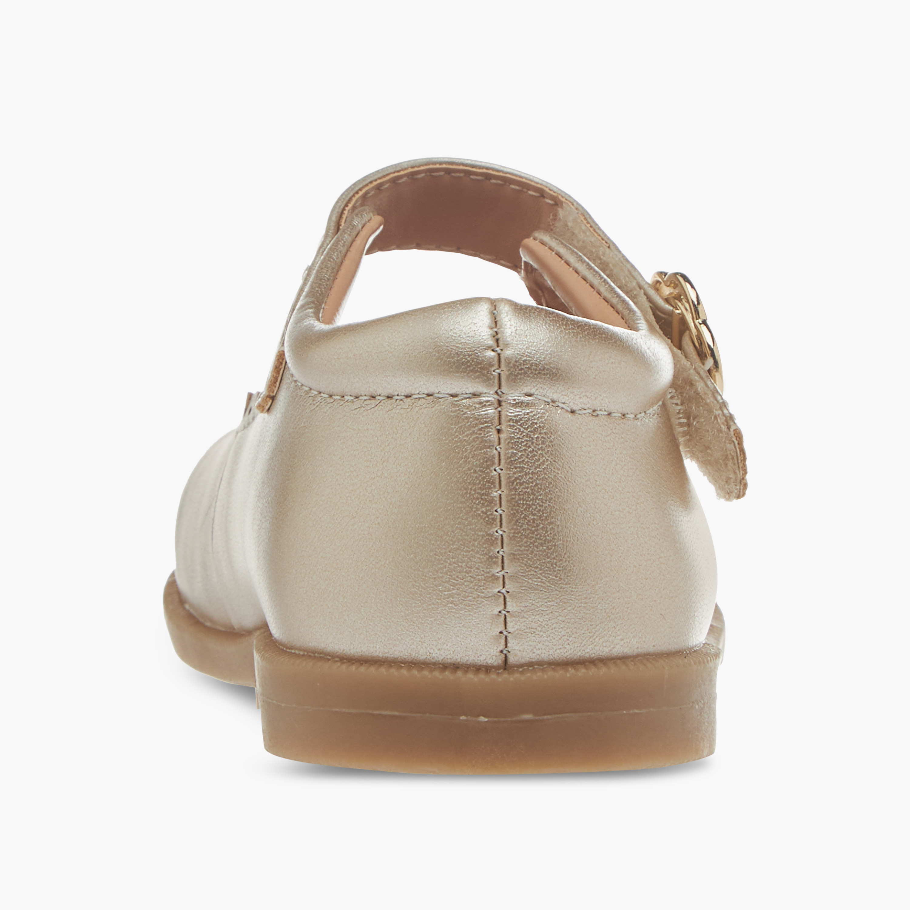 Barefeet Scallop Detail Mary Jane Shoes with Hook and Loop Closure-girls-shoes-maryjanes-image-5