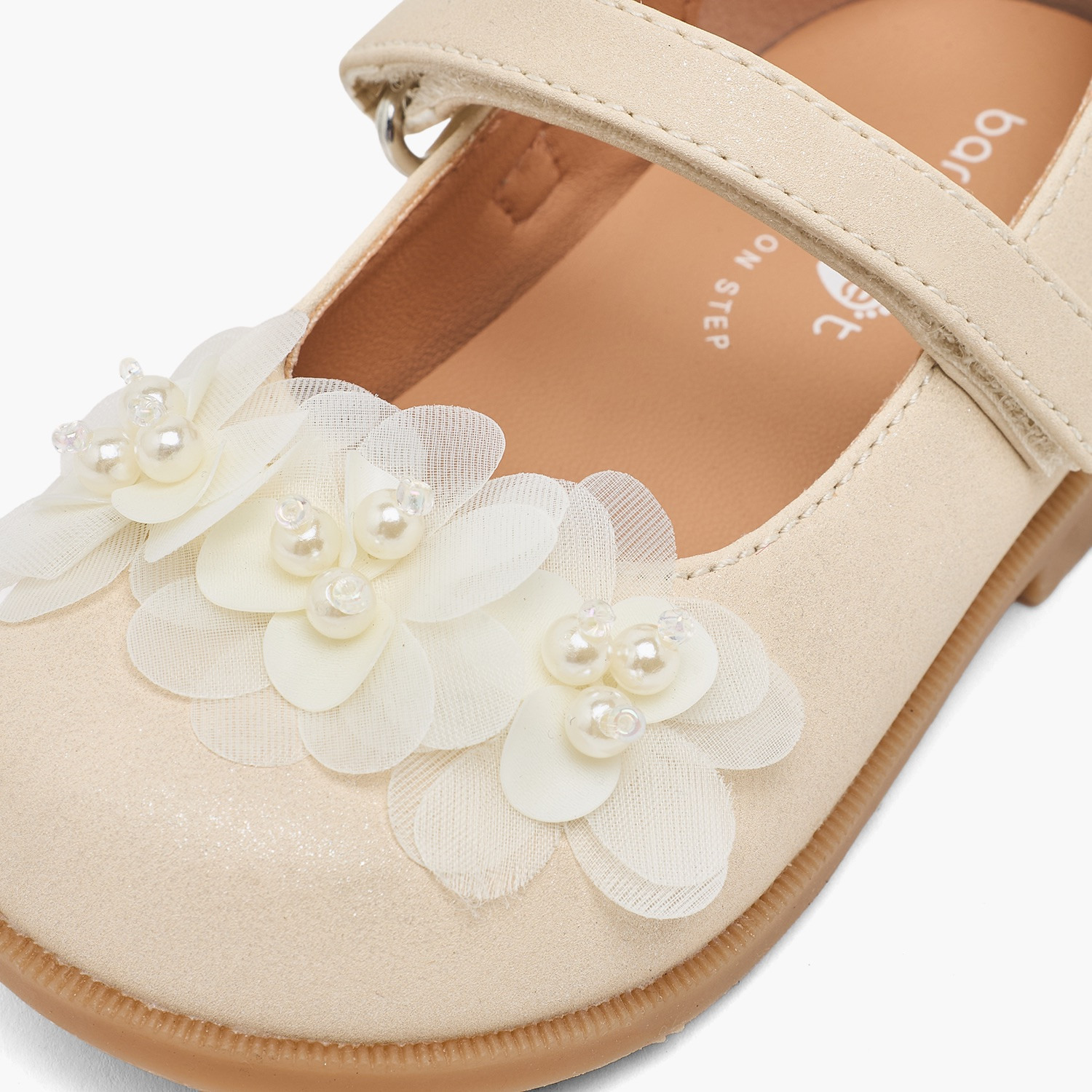 Barefeet Girls Floral Applique Mary Jane Shoes-girls-shoes-ballerinas-image-6
