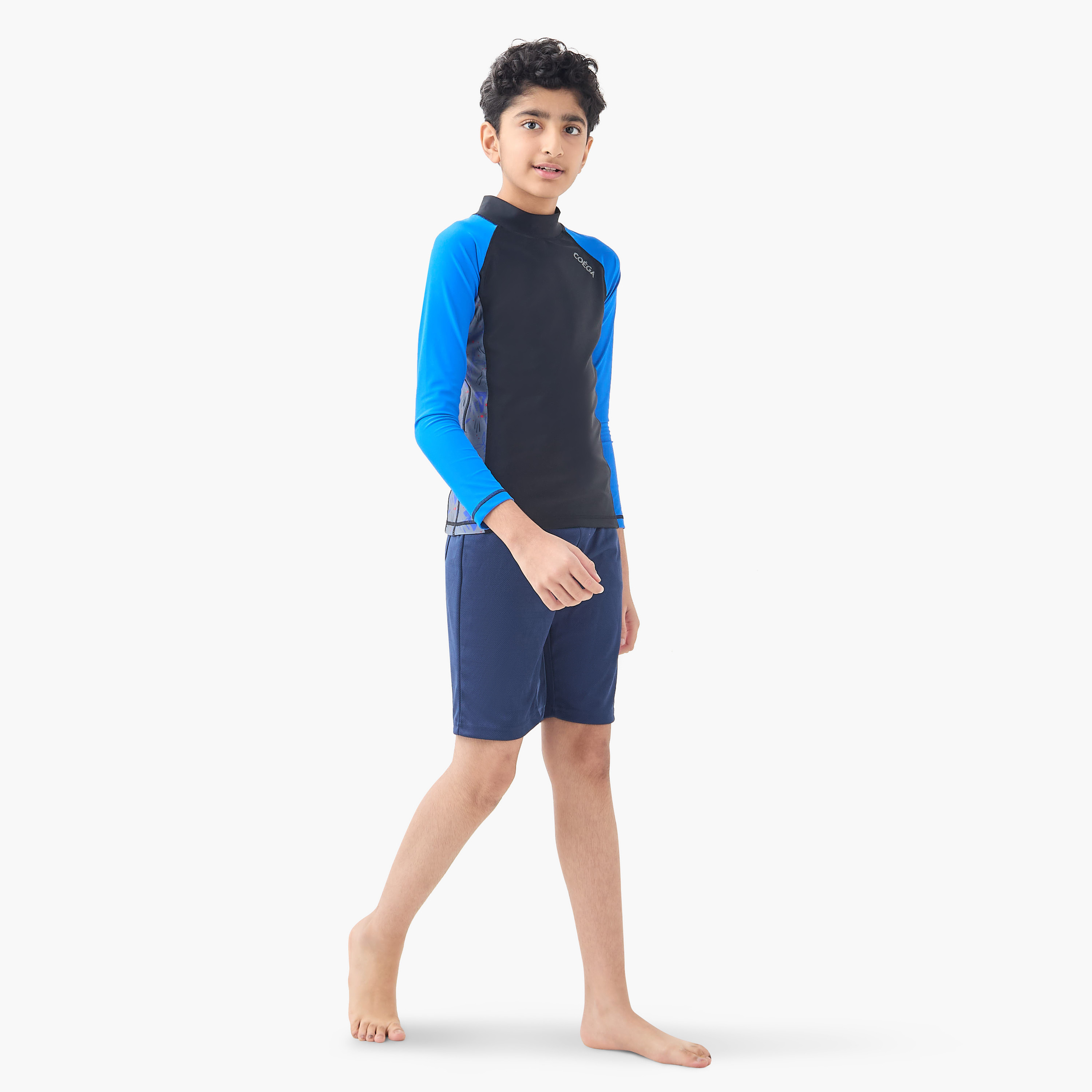 كويغا-  سترة سباحة واقية من الشمس أكمام طويلة للأولاد-sports-boys-clothing-swimwear-image-2