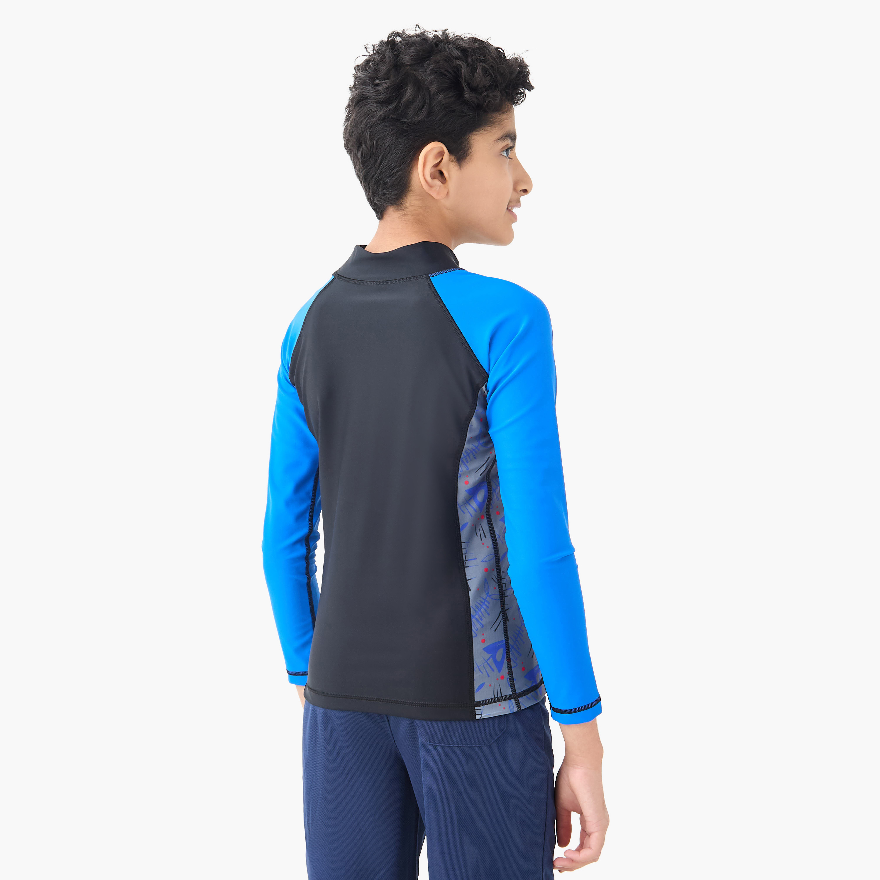 كويغا-  سترة سباحة واقية من الشمس أكمام طويلة للأولاد-sports-boys-clothing-swimwear-image-3