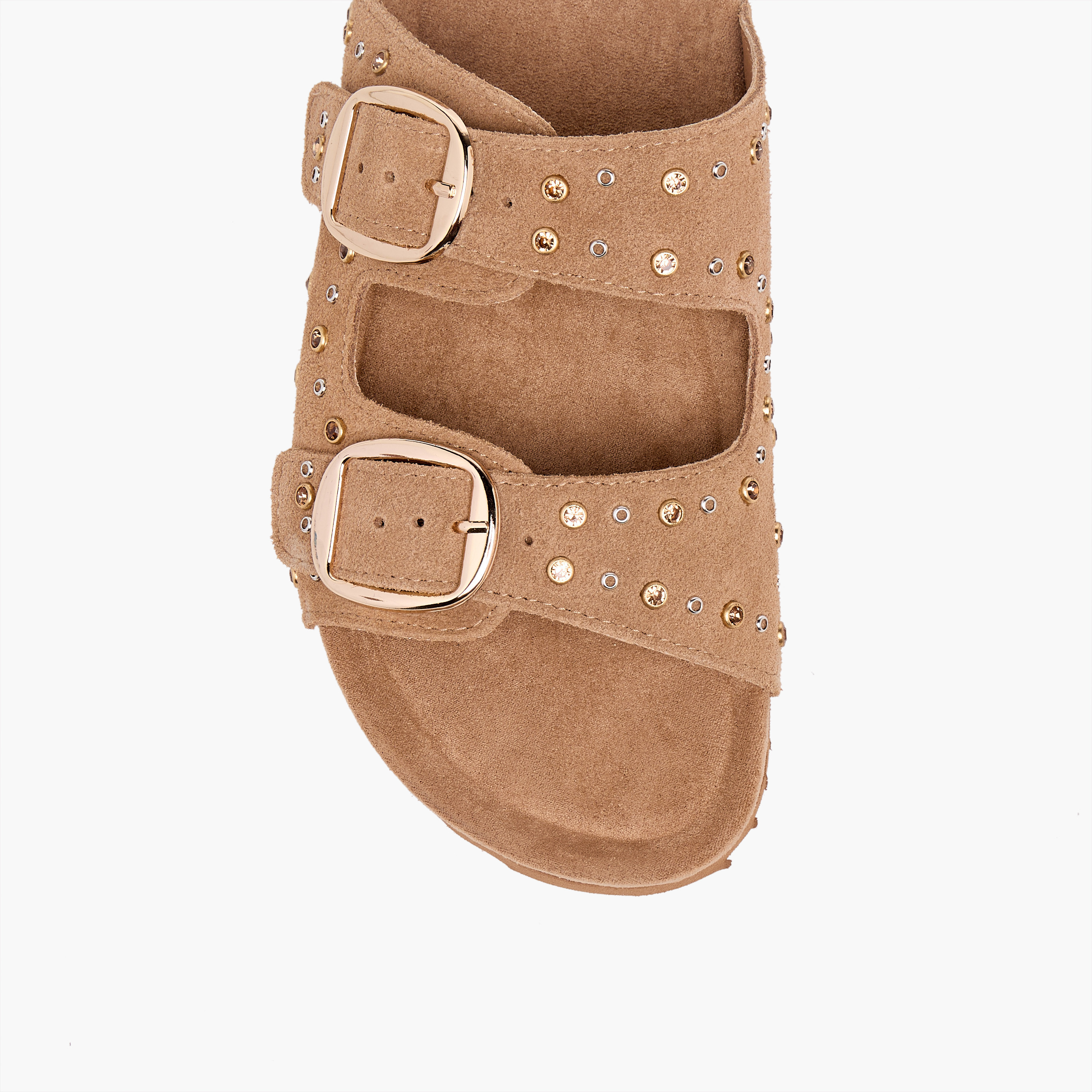 صندل جلد مزين للنساء من إكس تي آي-women-shoes-flats-sandals-image-3