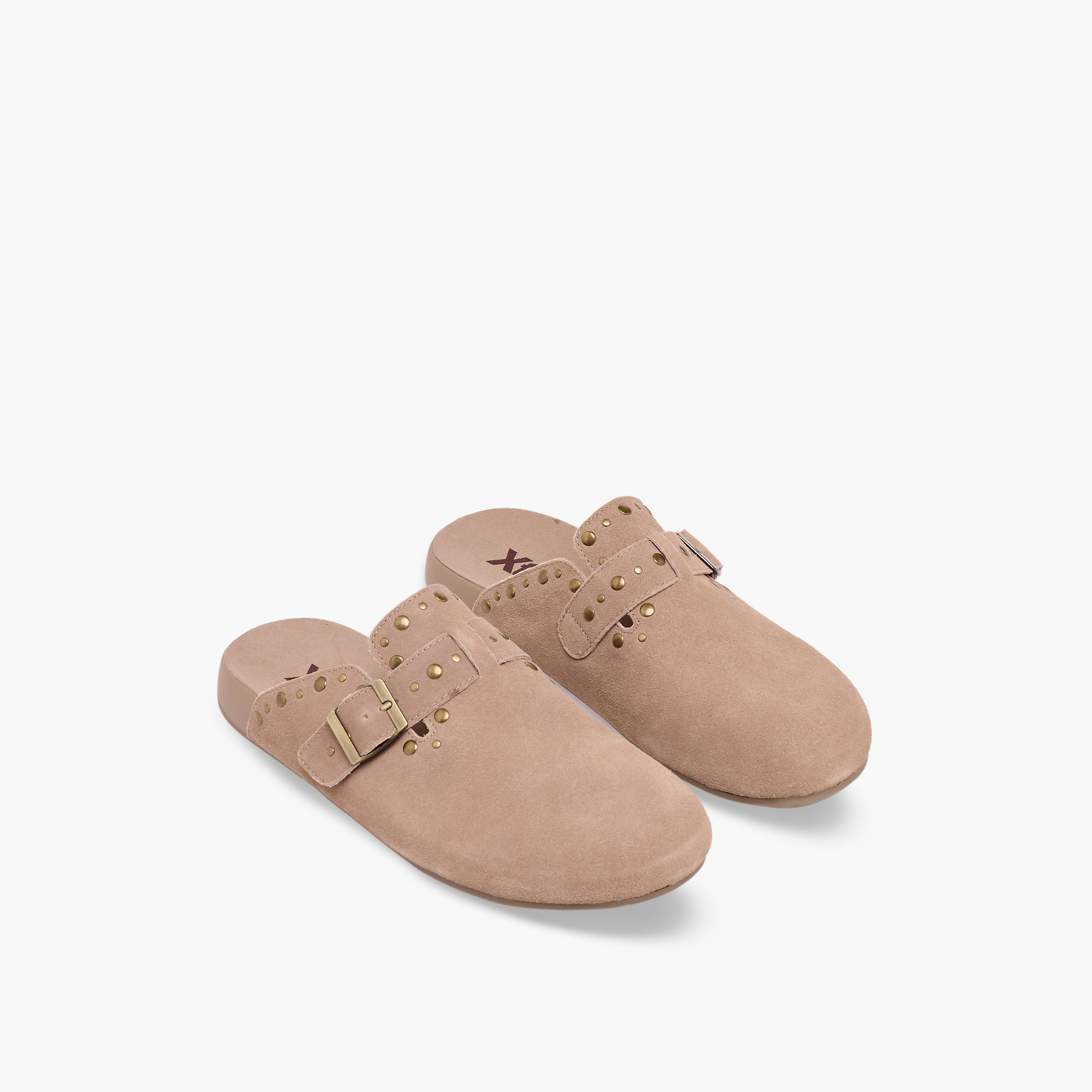 XTI Women Studded Leather Mules-women-shoes-flats-mules-image-1