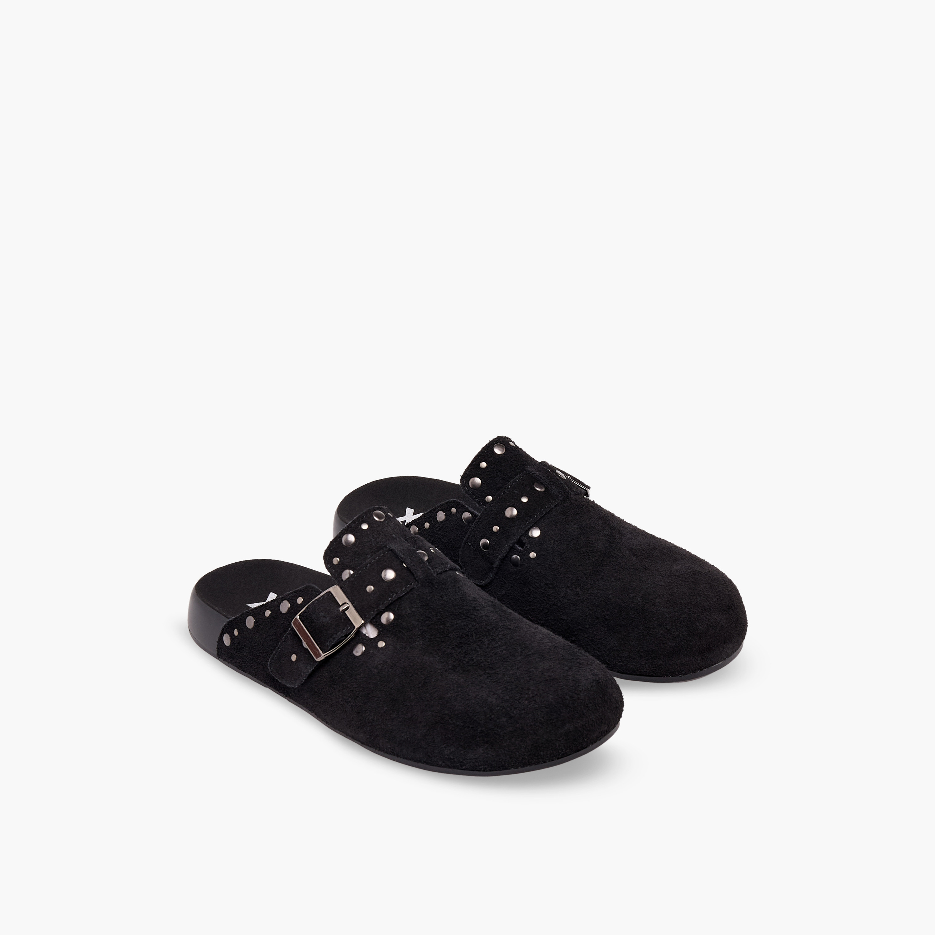 XTI Women Studded Leather Mules-women-shoes-flats-mules-image-1