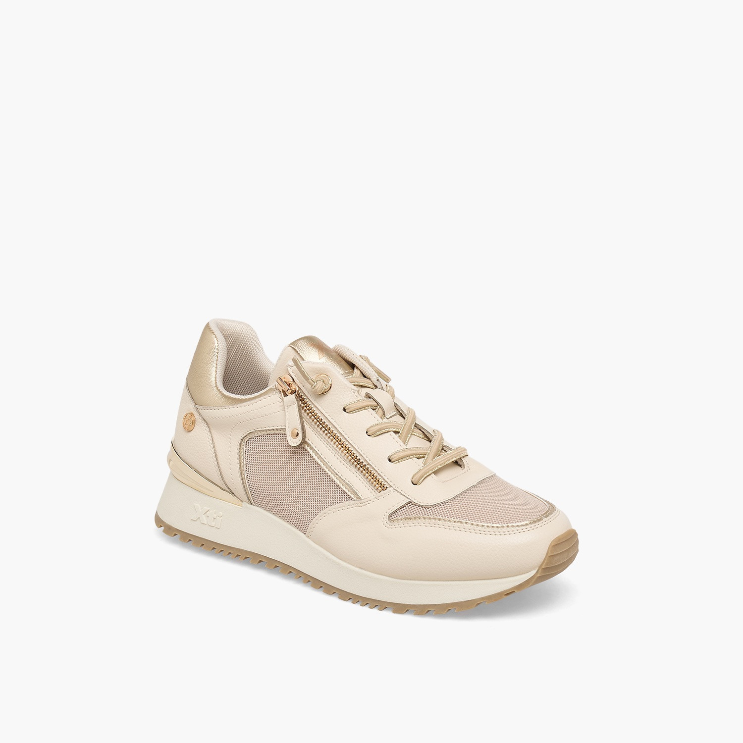 حذاء سنيكرز نسائي برقبة كاحل بكعب إسفين بارز الملمس من إكس تي آي-women-shoes-sneakers-image-2