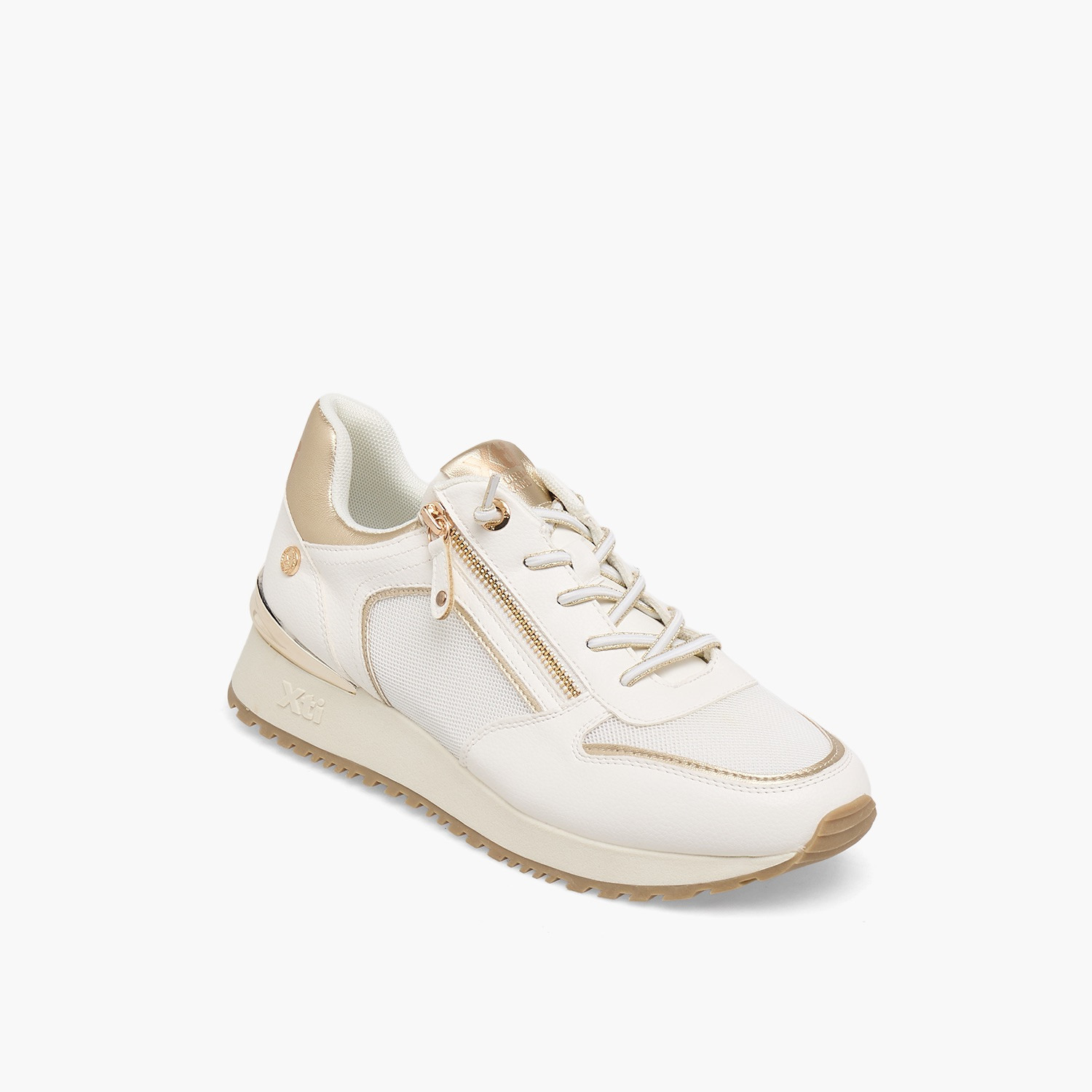 حذاء سنيكرز نسائي برقبة كاحل بكعب إسفين بارز الملمس من إكس تي آي-women-shoes-sneakers-image-2