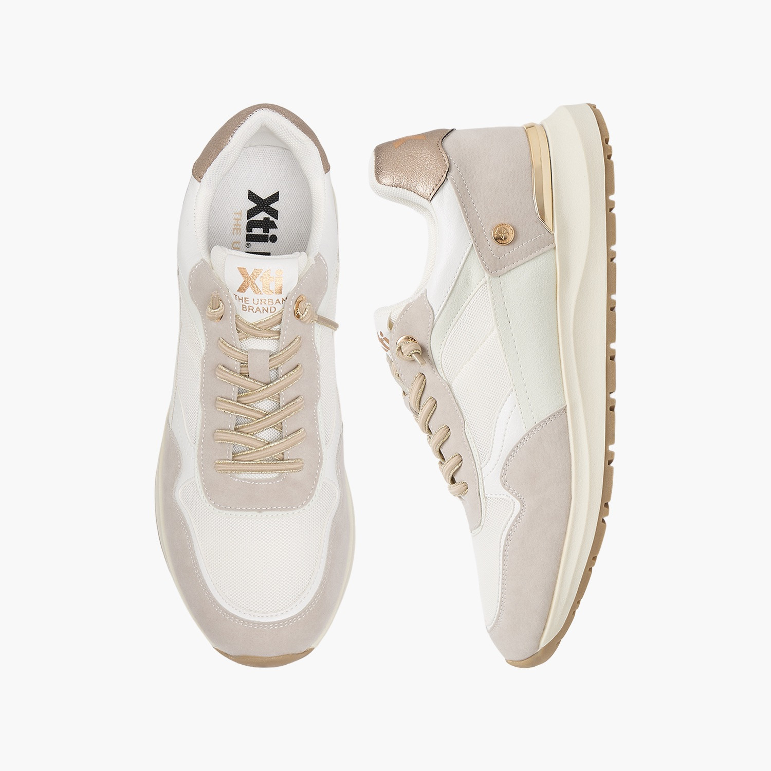 حذاء سنيكرز نسائي برقبة كاحل بارز الملمس من إكس تي آي-women-shoes-sneakers-image-1