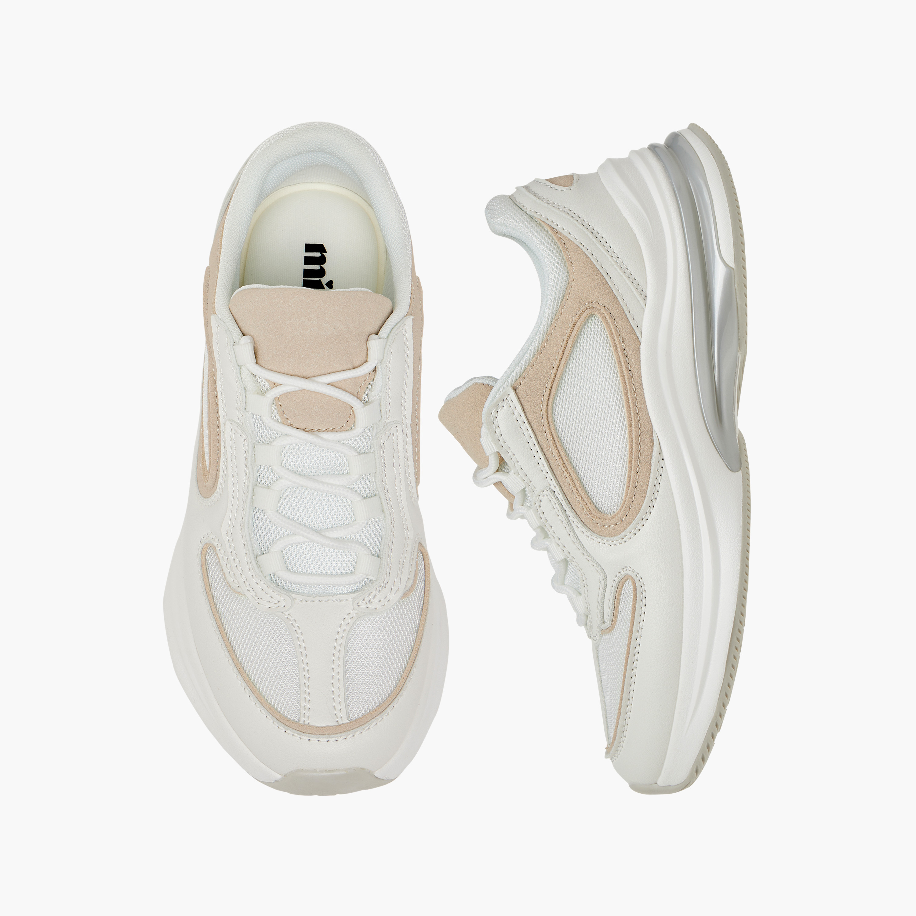 Missy Panelled Sneakers with Lace-Up Closure-women-shoes-sneakers-image-1