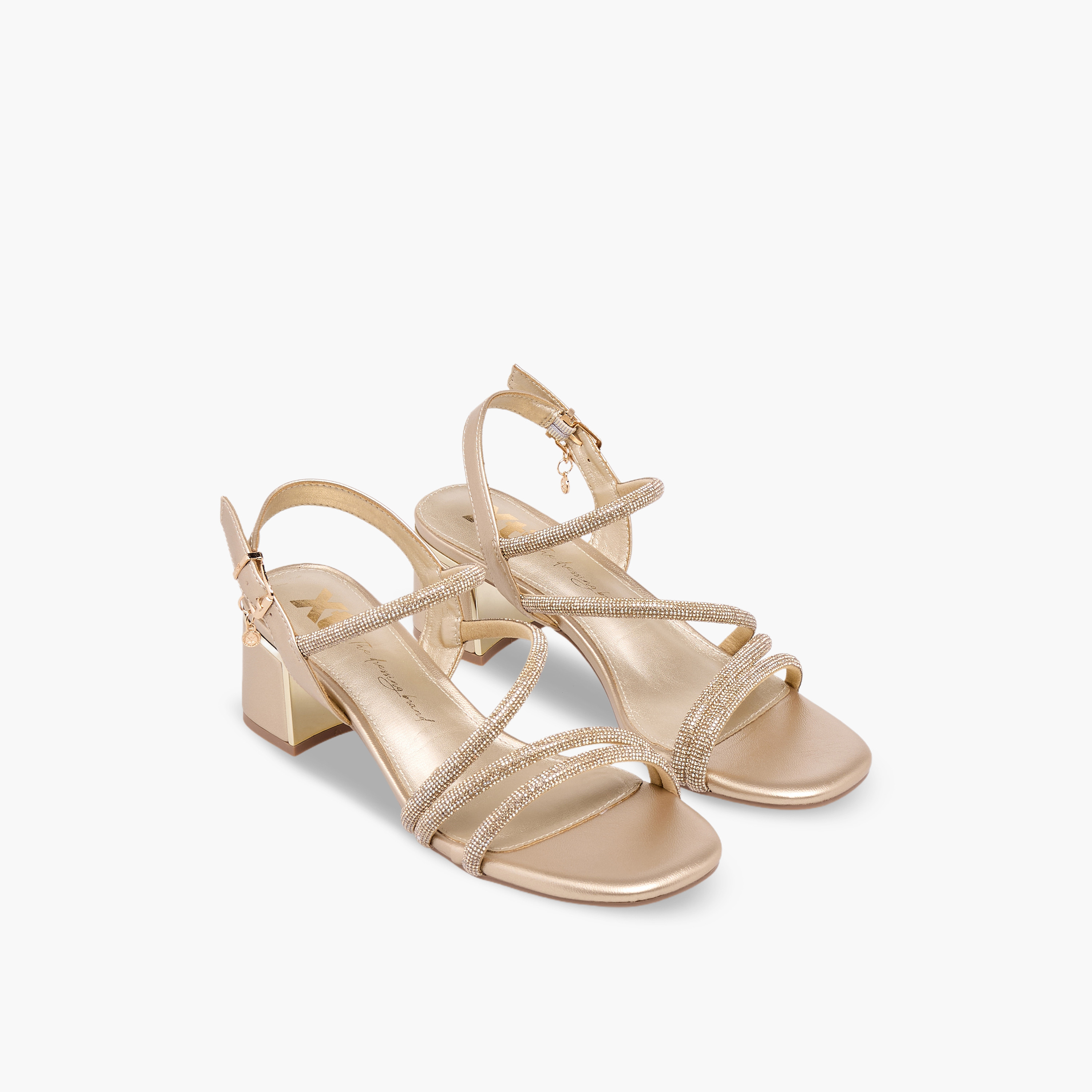 XTI Women Embellished Block Heel Sandals-women-shoes-sandals-heeled-image-1