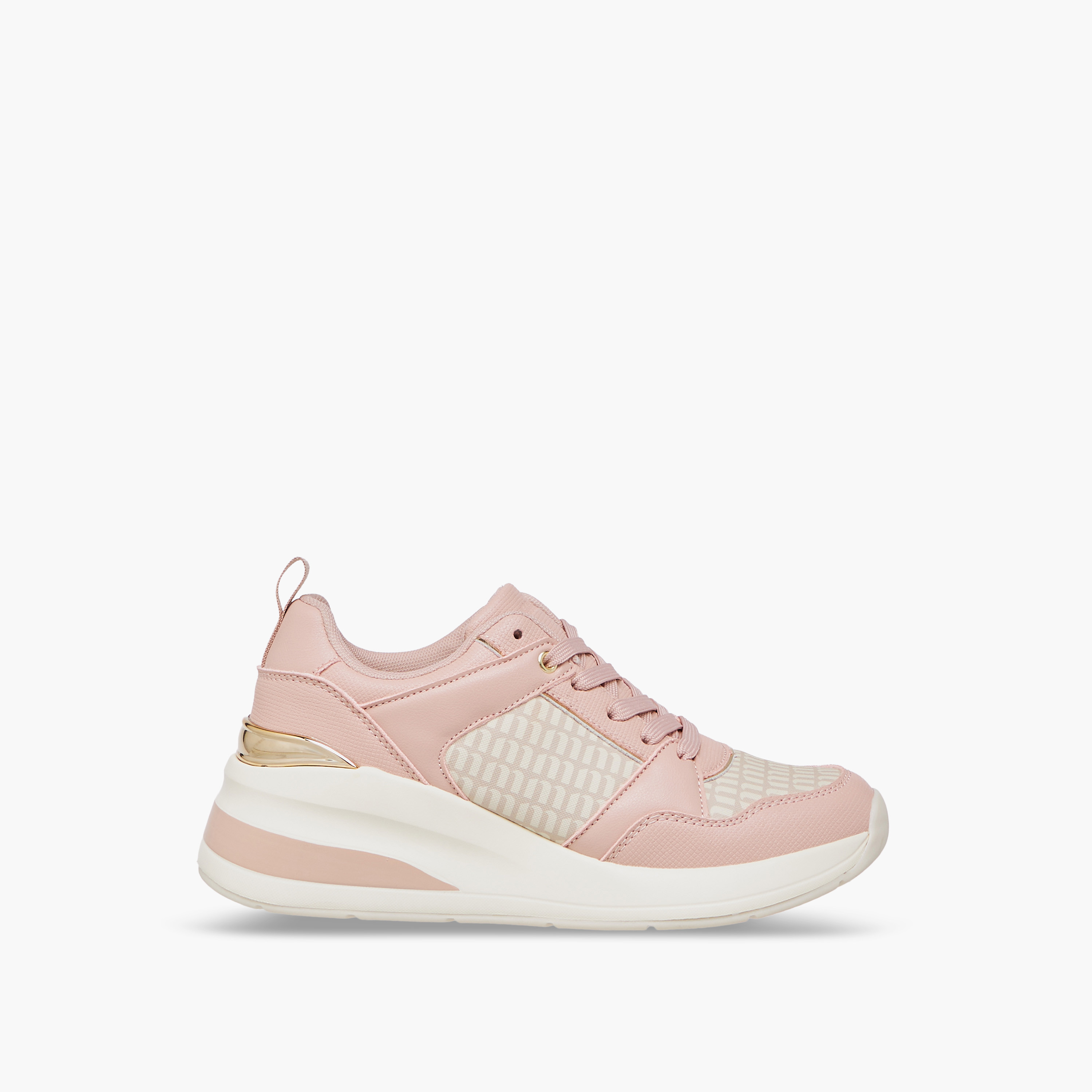 Missy Monogram Print Sneakers with Lace-Up Closure-women-shoes-sneakers-image-3