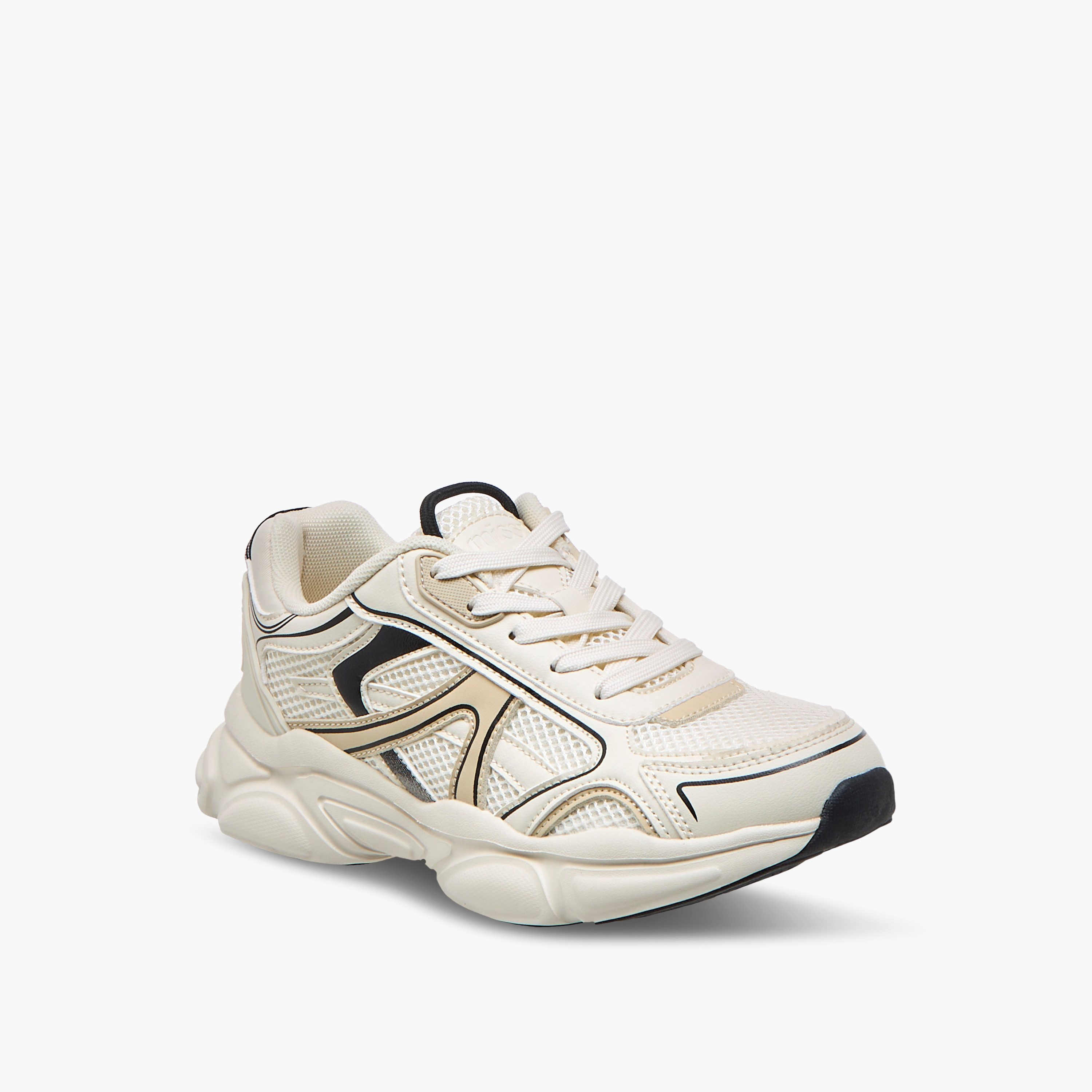 Missy Panelled Sneakers with Lace-Up Closure-women-shoes-sneakers-image-2