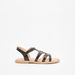 Little Missy Flat Sandals with Hook and Loop Closure-Girl%27s Sandals-thumbnail-0
