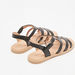 Little Missy Flat Sandals with Hook and Loop Closure-Girl%27s Sandals-thumbnailMobile-2
