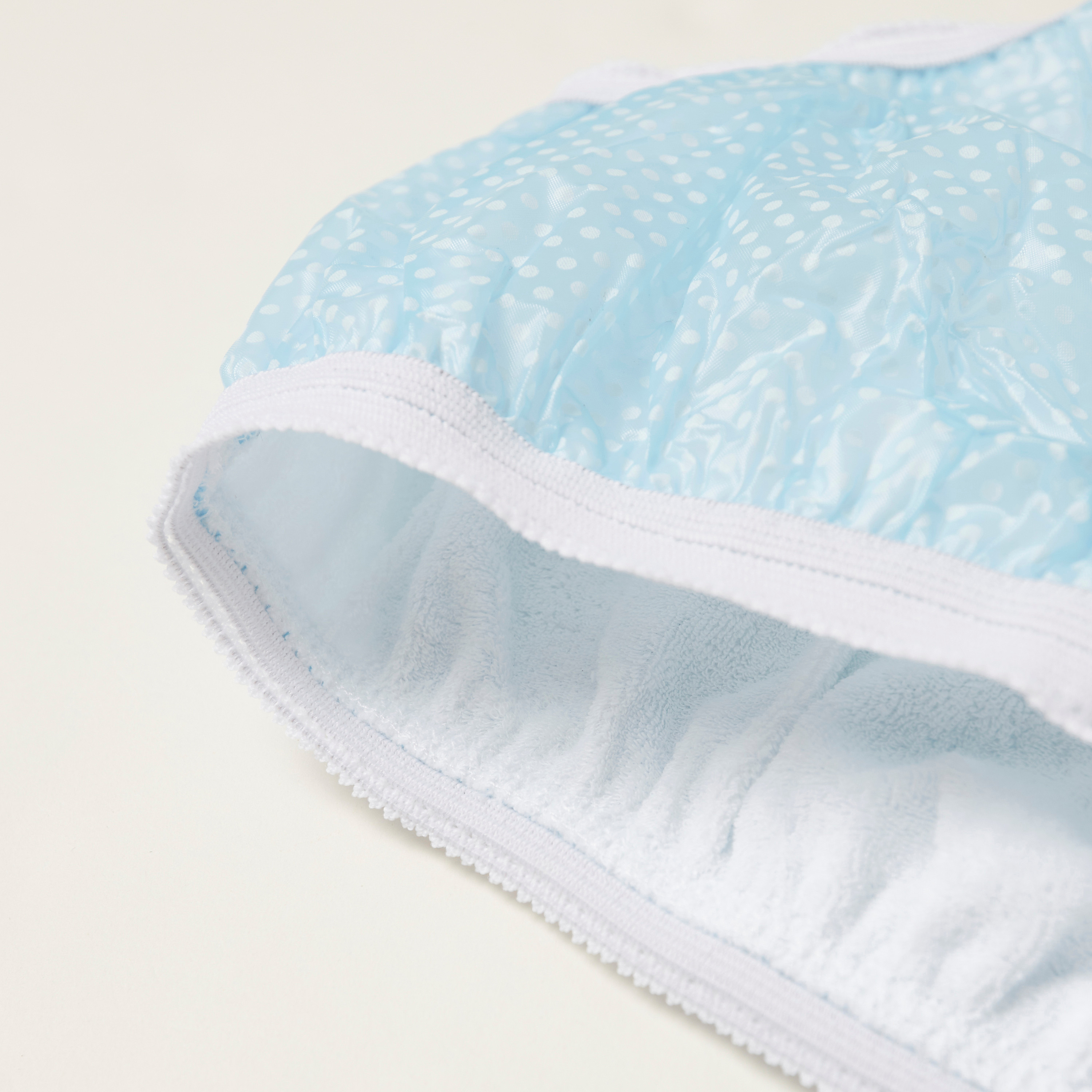 Juniors Dot Print Trainer Panty with Elasticised Waistband - 0-6 mths-baby-diapering-diapers-image-3