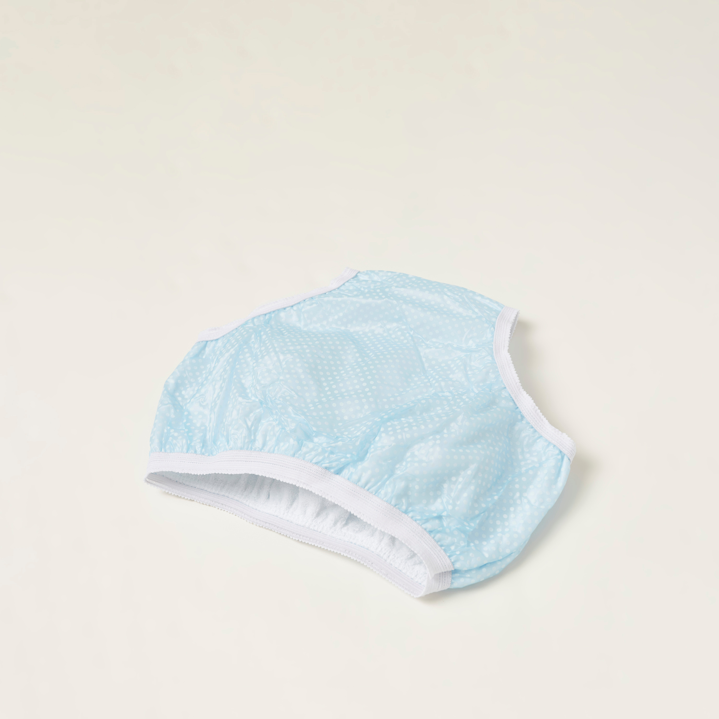 Juniors Dot Print Trainer Panty with Elasticised Waistband - 0-6 mths-baby-diapering-diapers-image-4