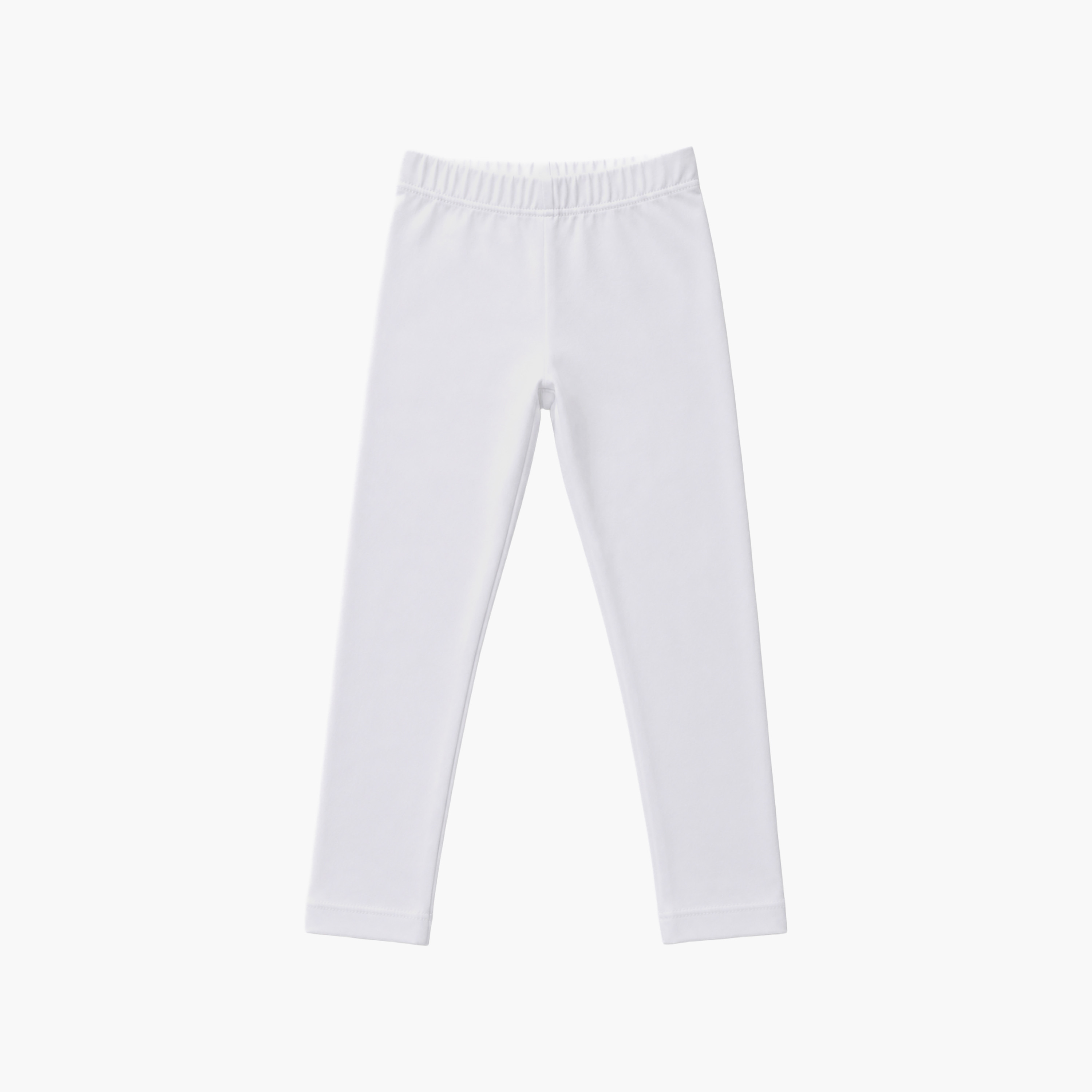 طقم بنطال ضيق (ليجن) أساسي مطاطي بطول كامل بلون سادة قطعتين من بيبي كلو-girls-clothing-bottoms-leggings-image-2
