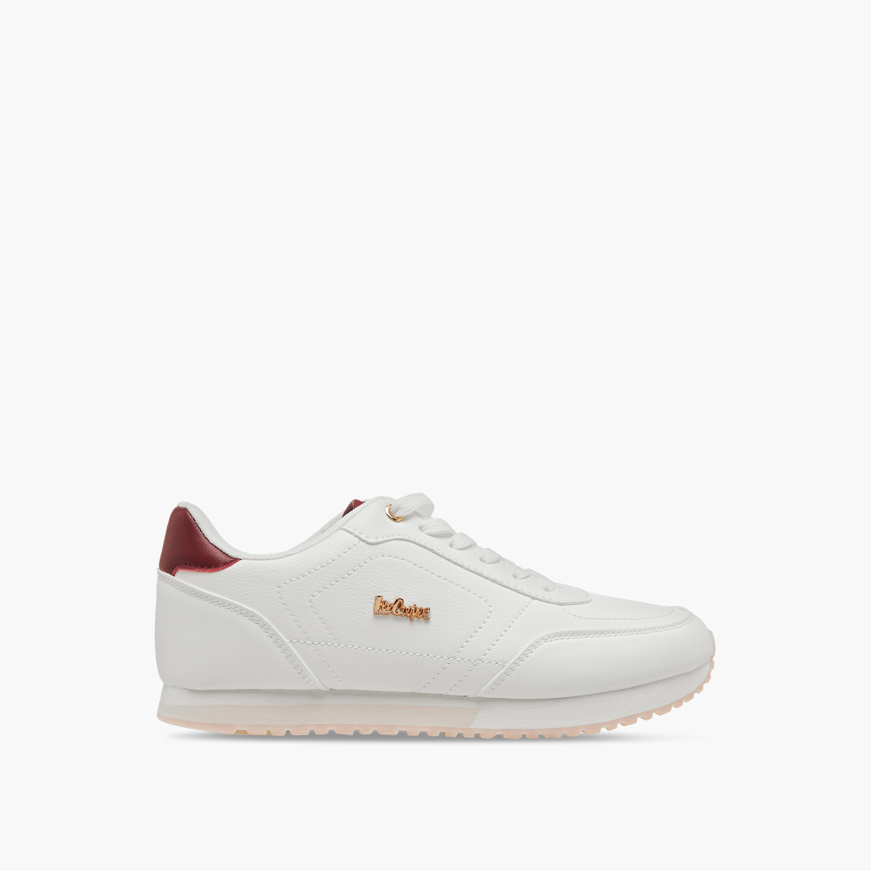 Lee Cooper Women's Panelled Lace-Up Sneakers-women-shoes-sneakers-image-3