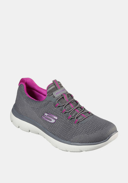 Skechers Women's Summits Slip-On Lace-Up Trainers - 149206-CCPR-Women%27s Sports Shoes-image-0