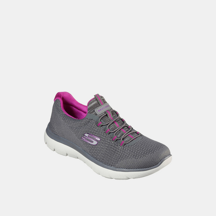 Skechers Women's Textured Walking Shoes - SUMMITS COOL CLASSIC
