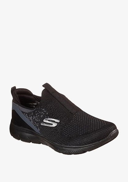 Skechers Women's Textured Slip-On Trainers - SUMMITS DAILY FLOURISH-Women%27s Sports Shoes-image-1