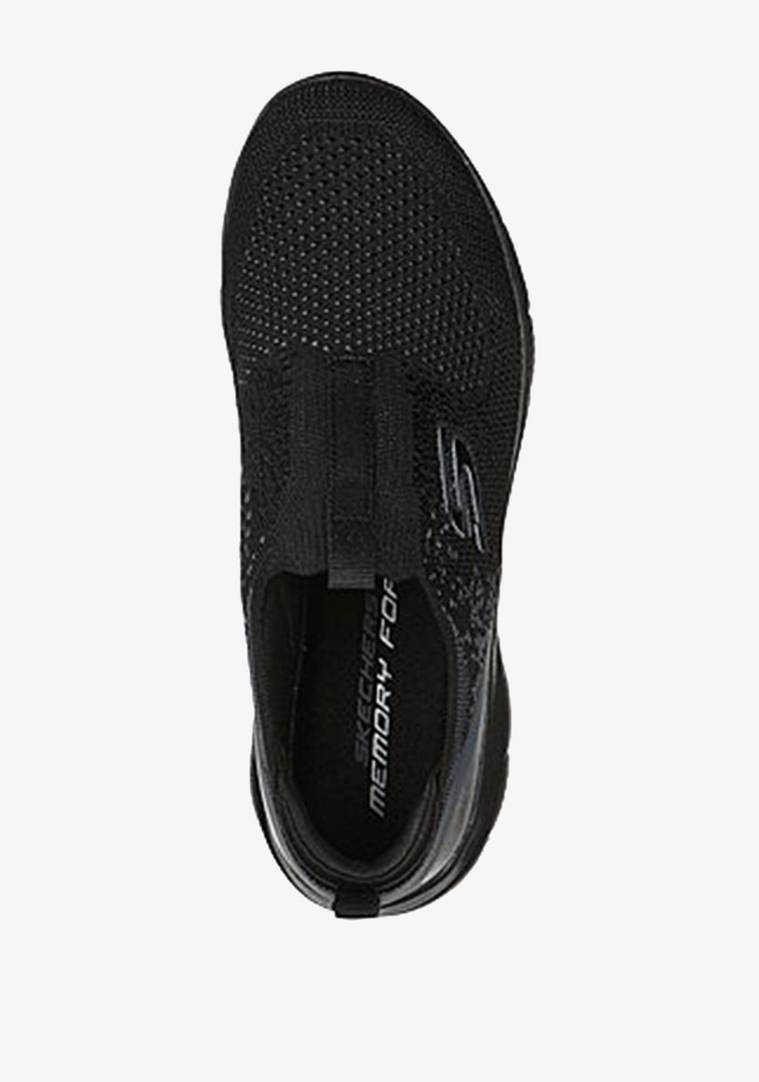 Skechers Women's Textured Slip-On Trainers - SUMMITS DAILY FLOURISH-Women%27s Sports Shoes-image-2