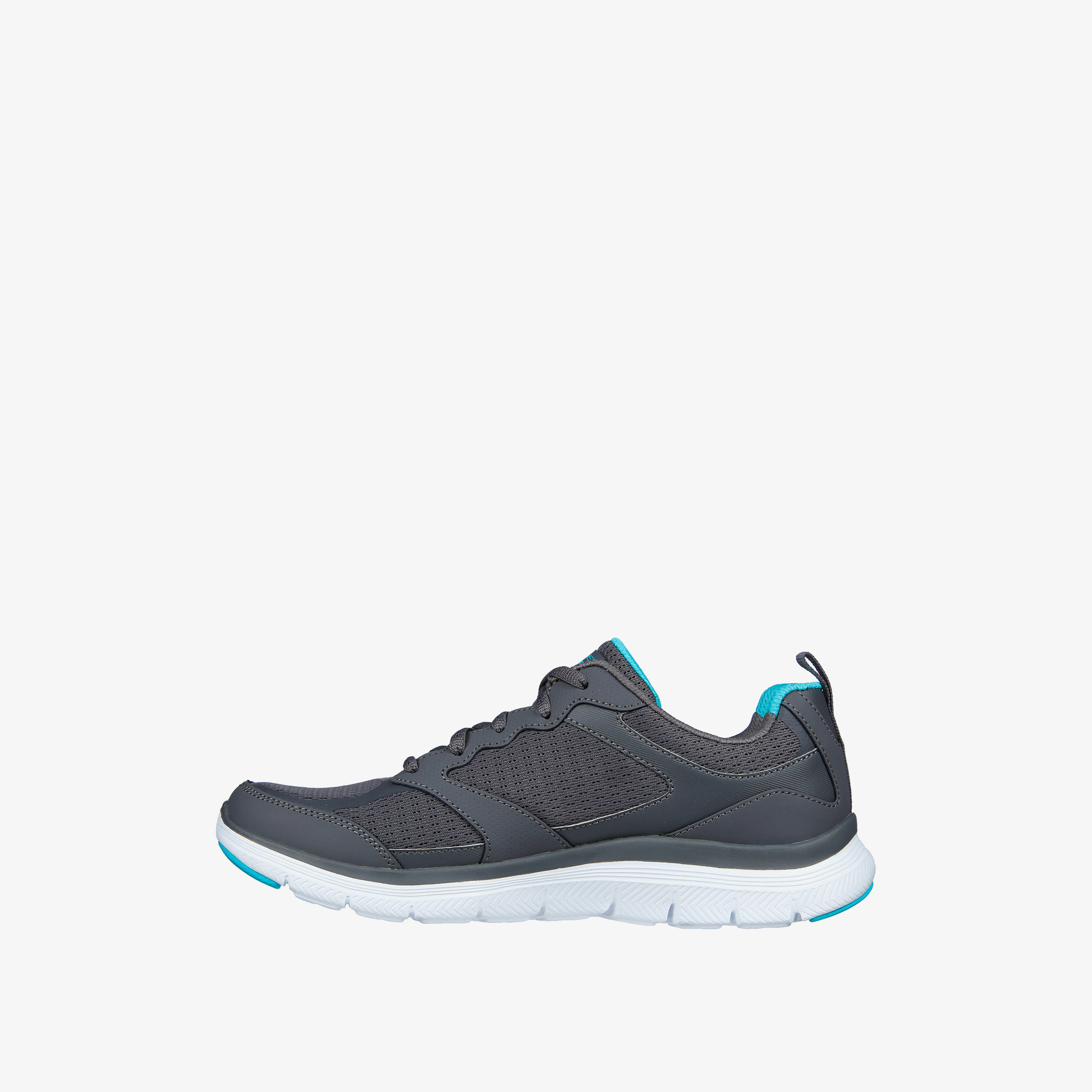 سنيكرز من سكيتشرز الرياضي ذو الكاحل المنخفض بشعار مع إير كولد بلون فحمي برباط-girls-shoes-sneakers-image-5