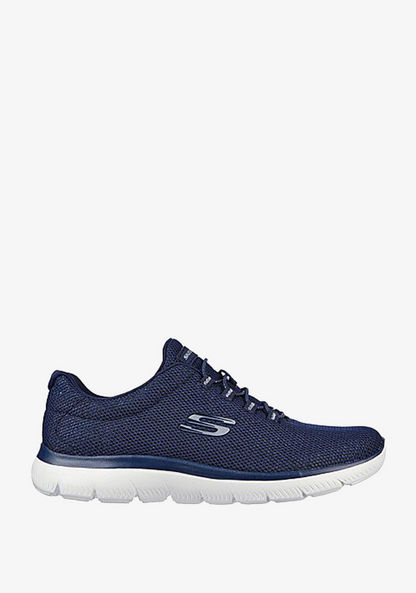 Skechers Women's Textured Trainers with Lace-Up Closure - SUMMITS CLASSIC TOUCH-Women%27s Sports Shoes-image-1