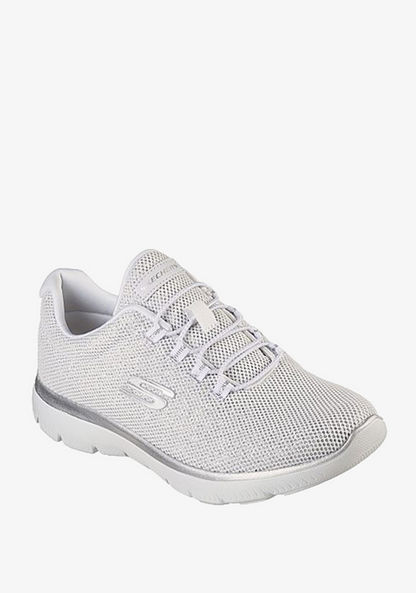 Skechers Women's Summits Classic Touch Slip-On Lace-Up Trainers - 149524-WSL-Women%27s Sports Shoes-image-1