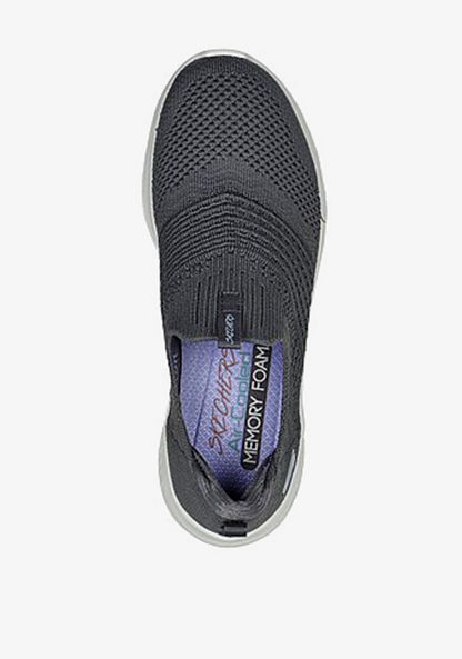 Skechers Women's Textured Slip-On Walking Shoes - ULTRA FLEX 3.0 CLASSY CHARM-Women%27s Sports Shoes-image-2