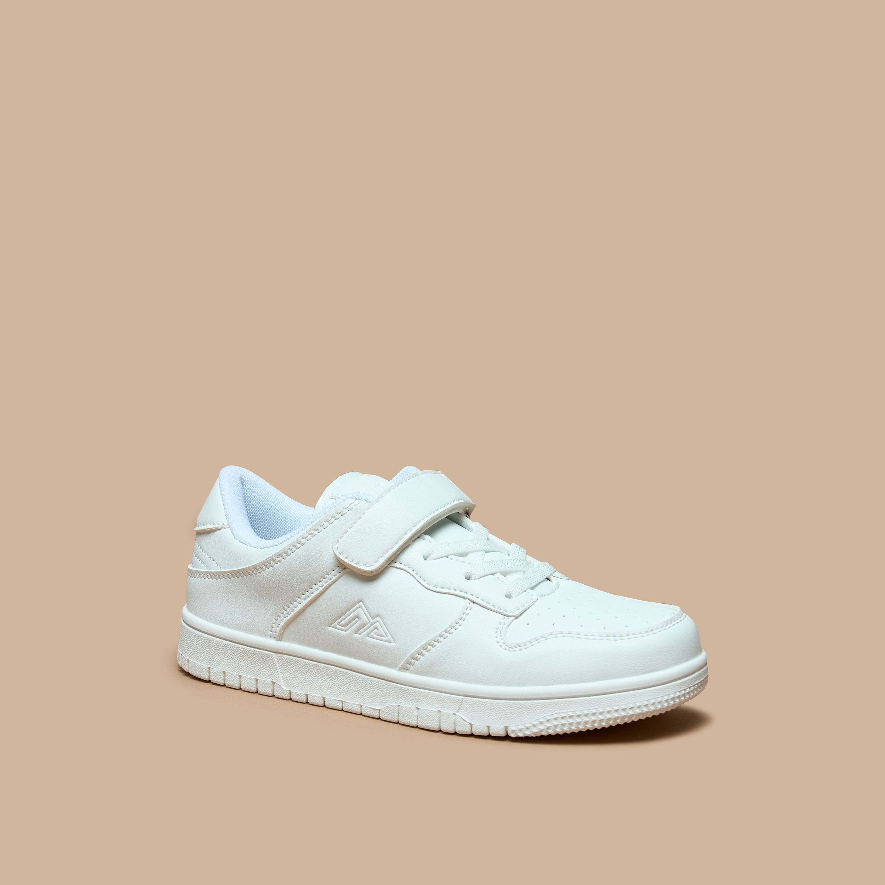 Oaklan by Shoexpress Kids Panelled Sneakers with Hook and Loop Closure-boys-shoes-schoolshoes-image-1