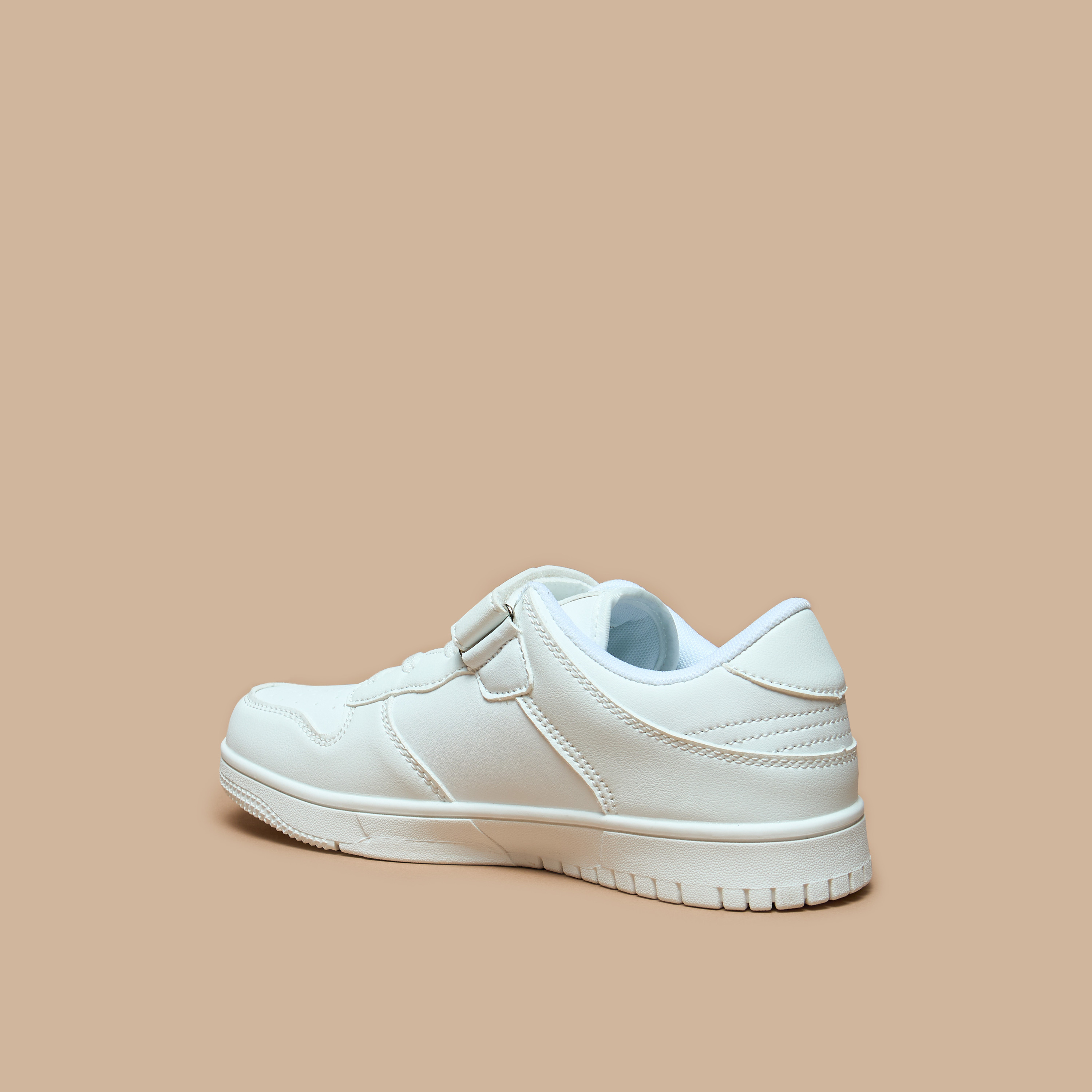 Oaklan by Shoexpress Kids Panelled Sneakers with Hook and Loop Closure-boys-shoes-schoolshoes-image-2