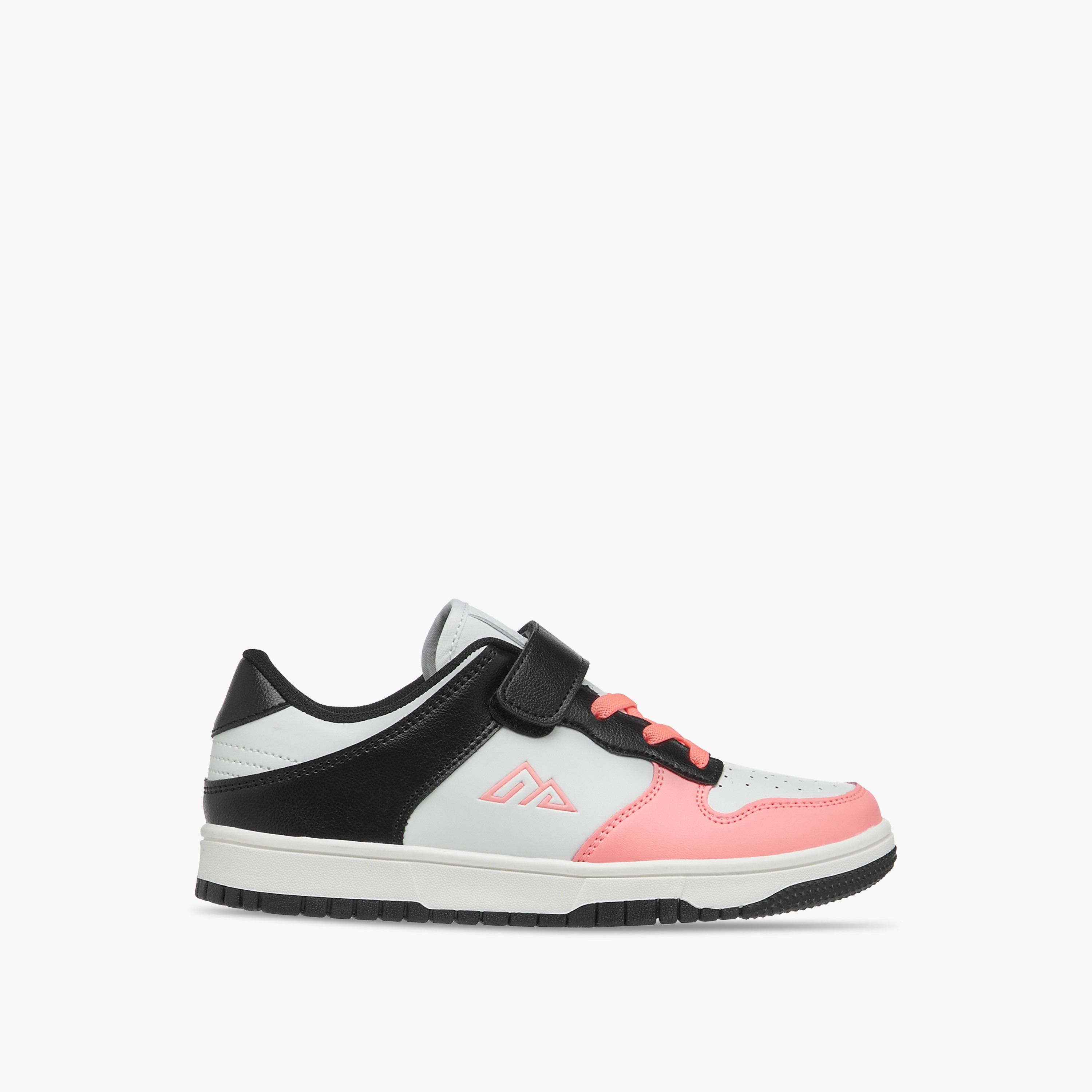 حذاء سنيكرز بقوالب ملونة وشريط إغلاق من أوكلان من شو إكسبريس-girls-shoes-sneakers-image-3