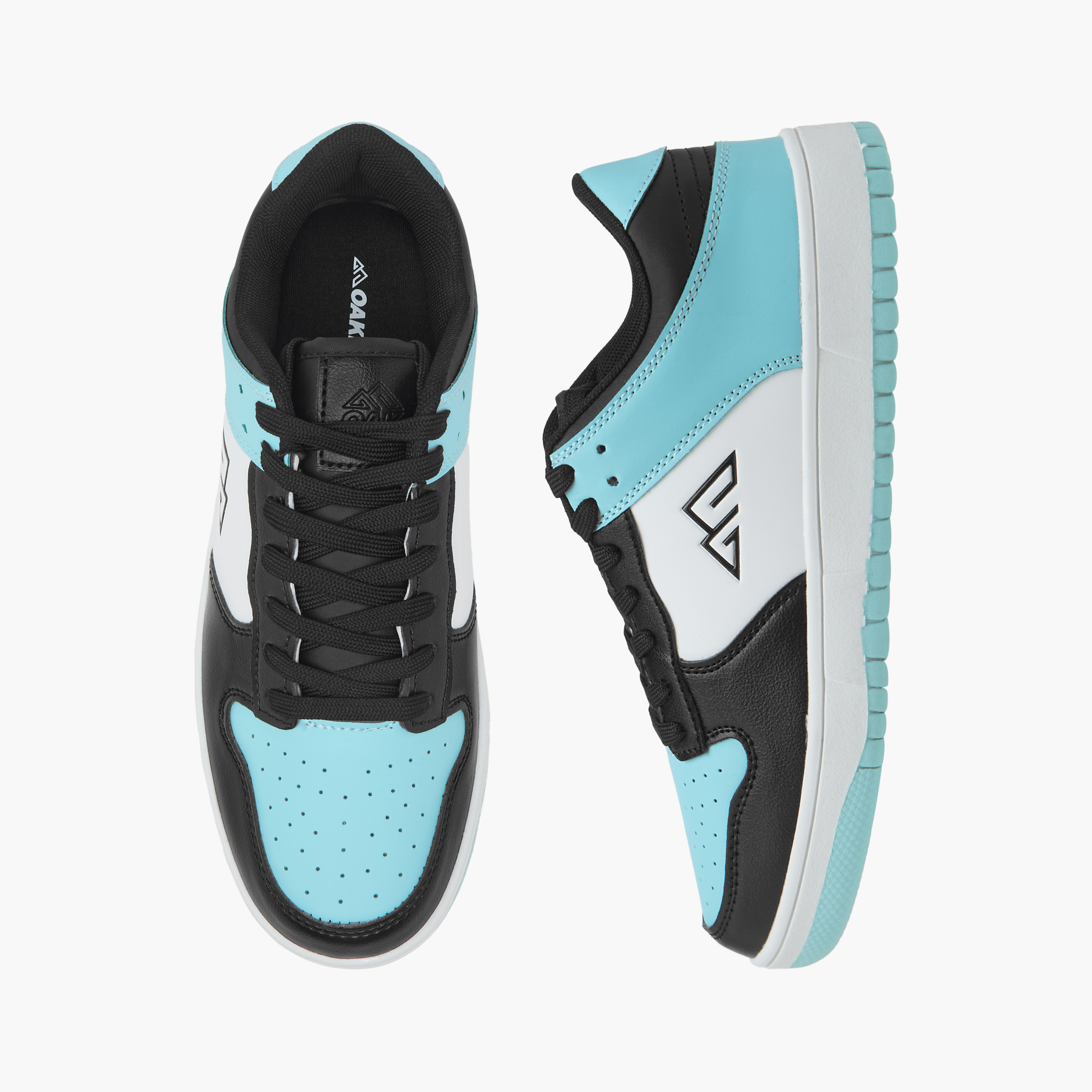 Oaklan by Shoexpress Panelled Lace-Up Sneakers-women-shoes-sneakers-image-1