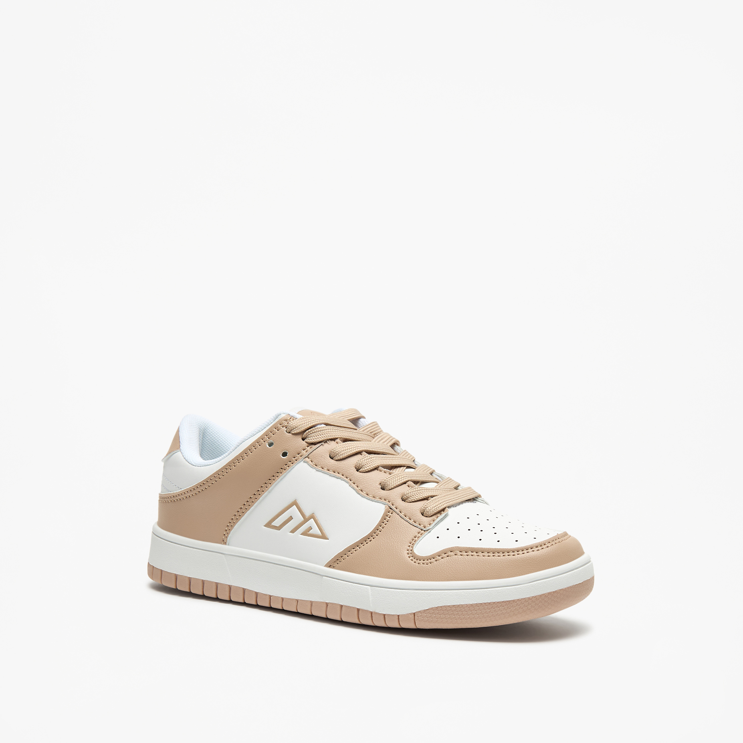 حذاء سنيكرز برباط إغلاق بارز الملمس من أوكلان من شوإكسيبريس-women-shoes-sneakers-image-1