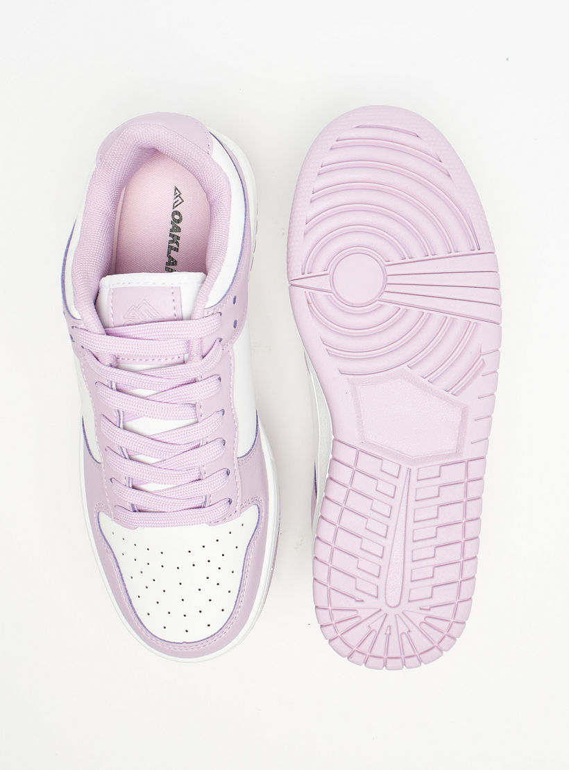 حذاء سنيكرز برباط إغلاق بارز الملمس من أوكلان من شوإكسيبريس-women-shoes-sneakers-image-4