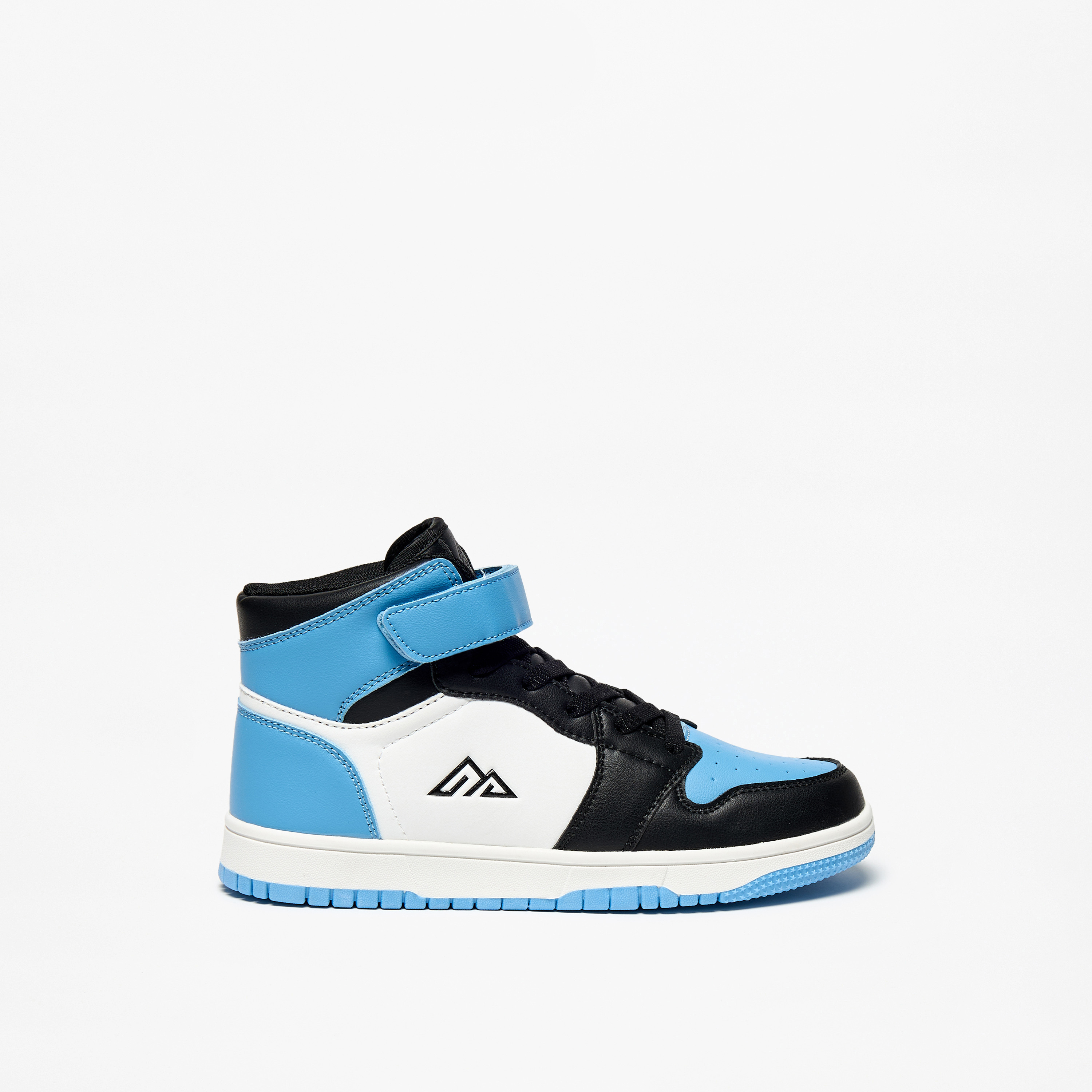 حذاء سنيكرز بشريط إغلاق لاصق ورقبة عالية للأطفال من أوكلان من شو إكسبرس-girls-shoes-sneakers-image-3
