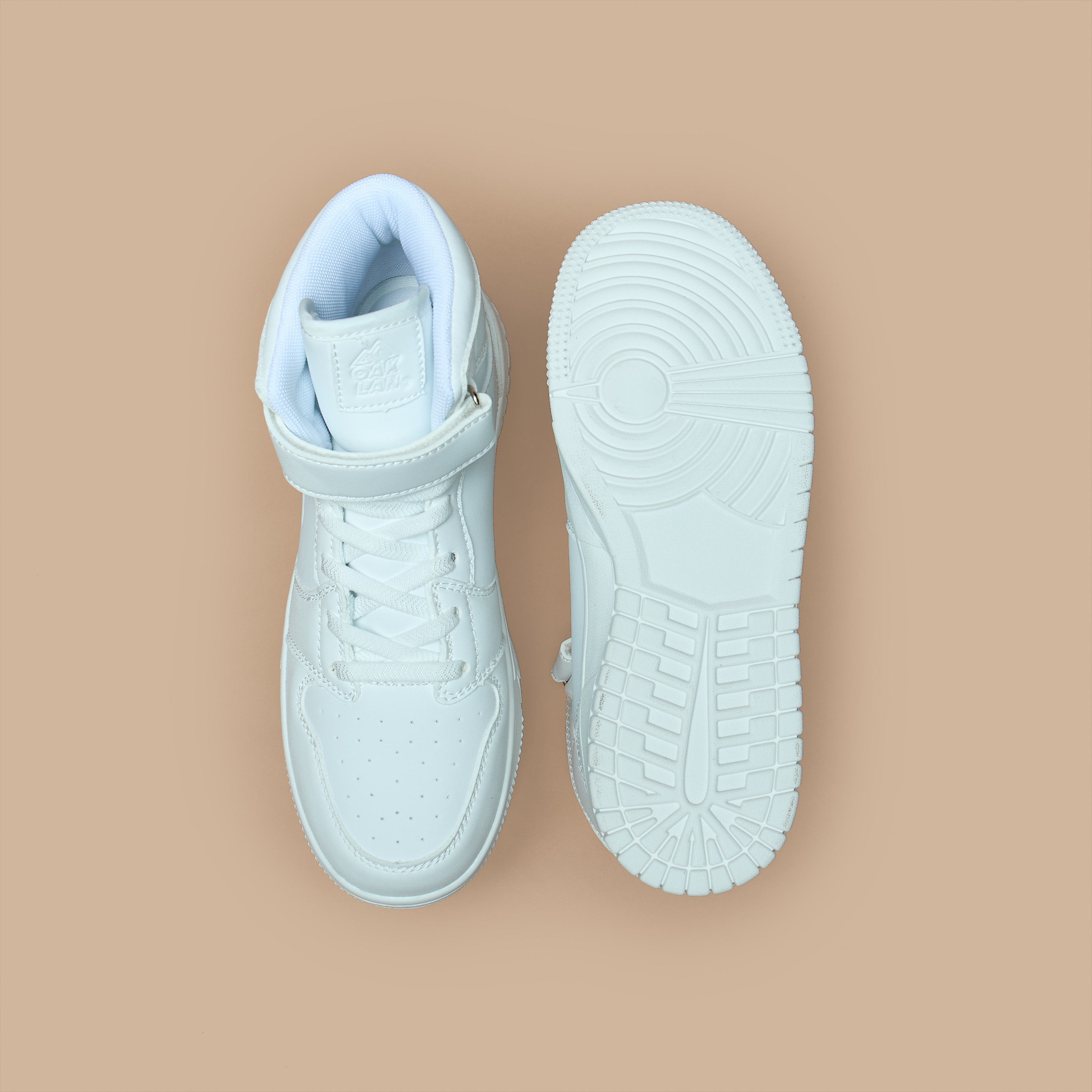 Oaklan by Shoexpress Kids Panelled High-Top Sneakers with Hook and Loop Closure-girls-shoes-sneakers-image-5