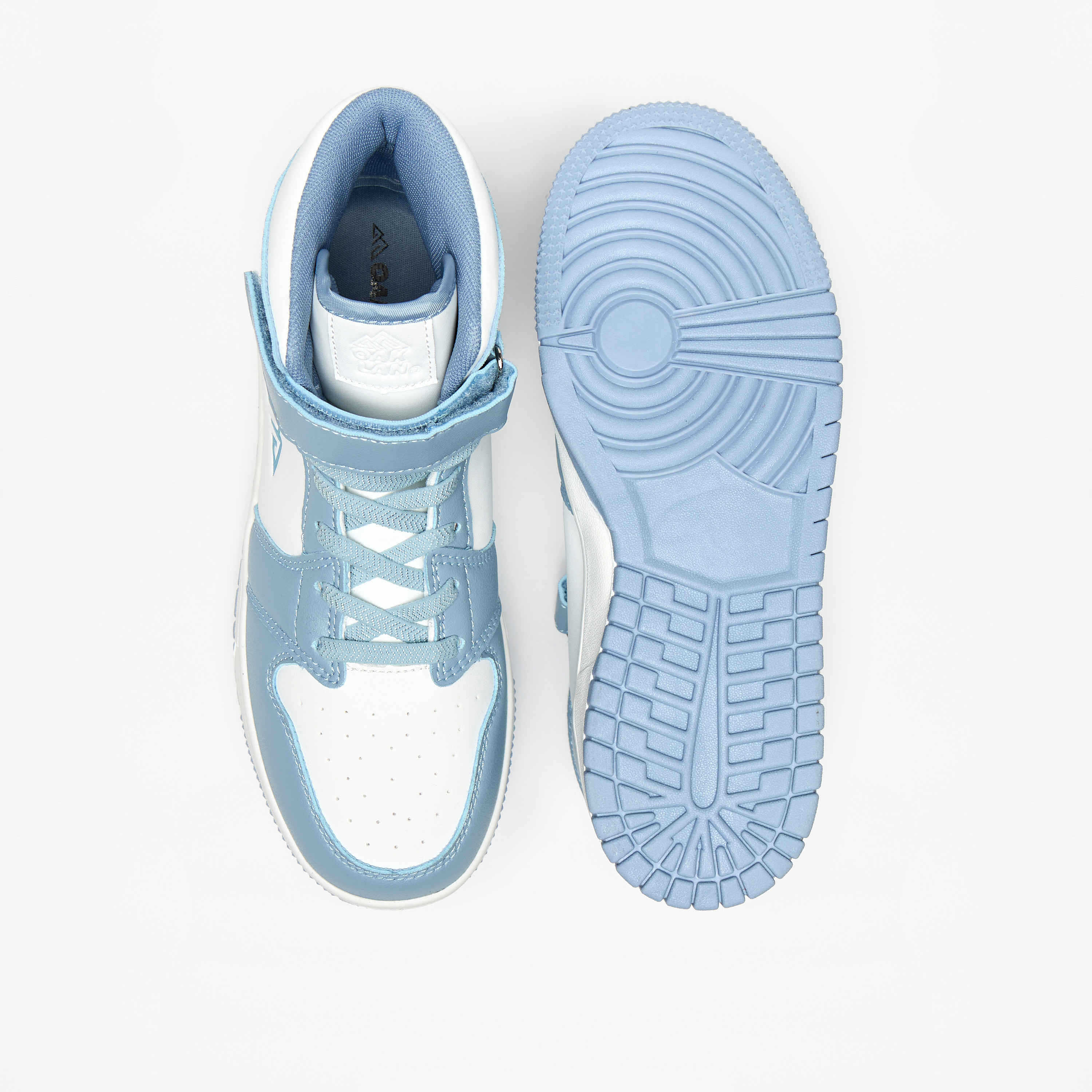 Oaklan by Shoexpress Panelled High Top Sneakers with Hook and Loop Closure-girls-shoes-sneakers-image-4