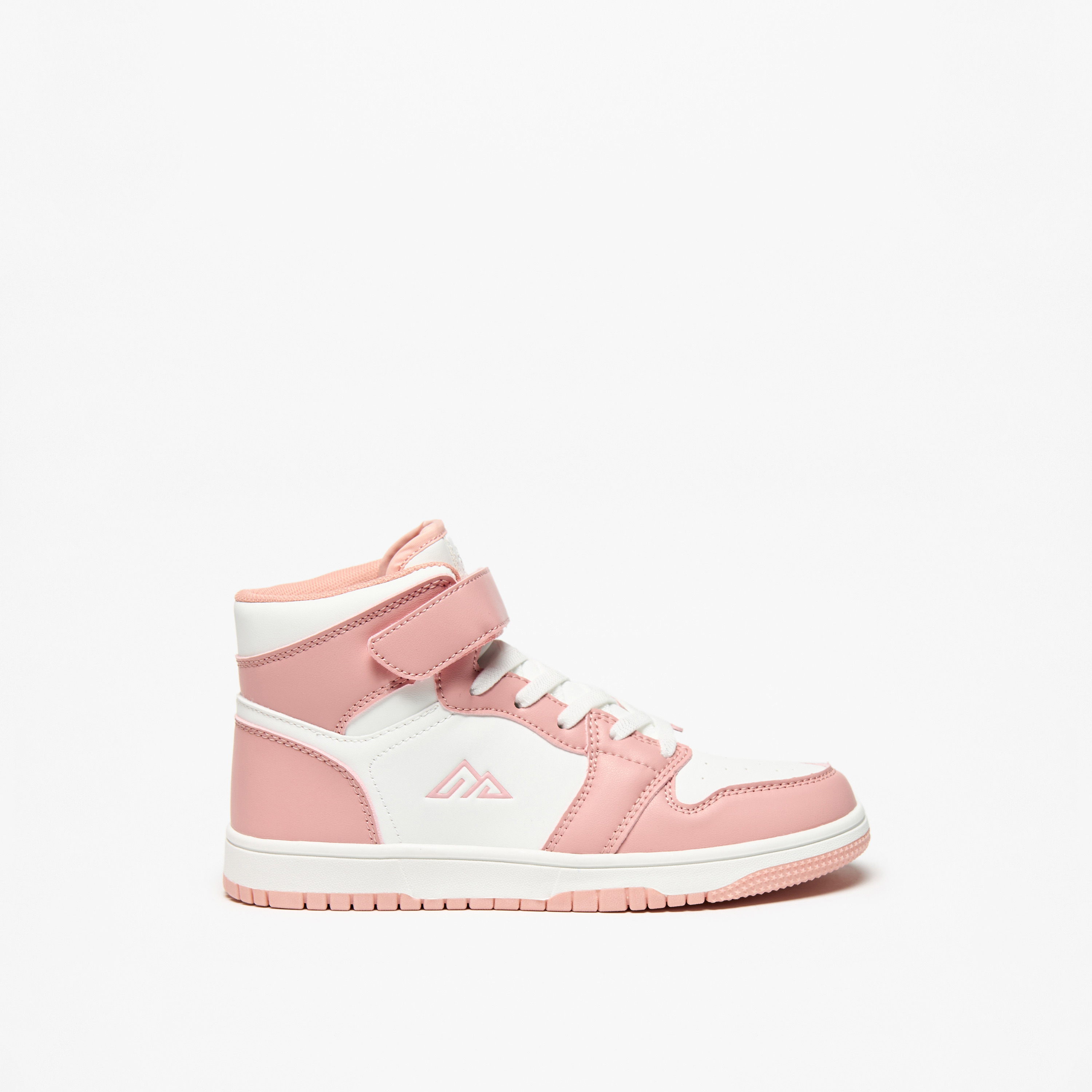 Oaklan by Shoexpress Panelled High Top Sneakers with Hook and Loop Closure-girls-shoes-sneakers-image-8