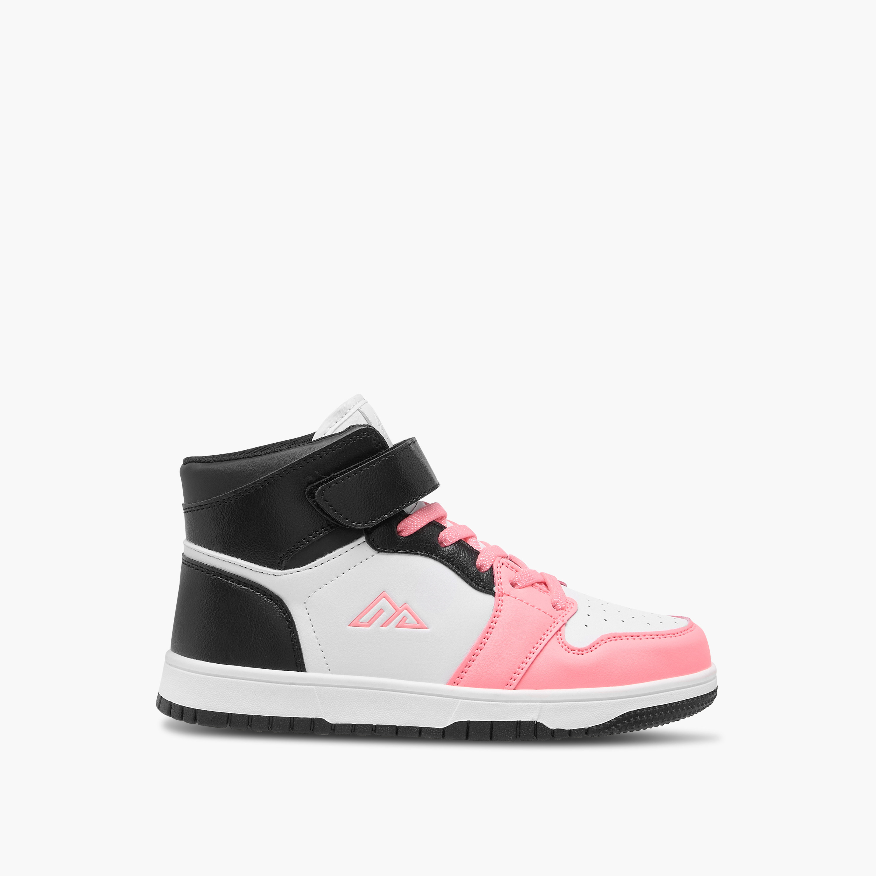 Oaklan by Shoexpress Panelled High Top Sneakers with Hook and Loop Closure-girls-shoes-sneakers-image-13