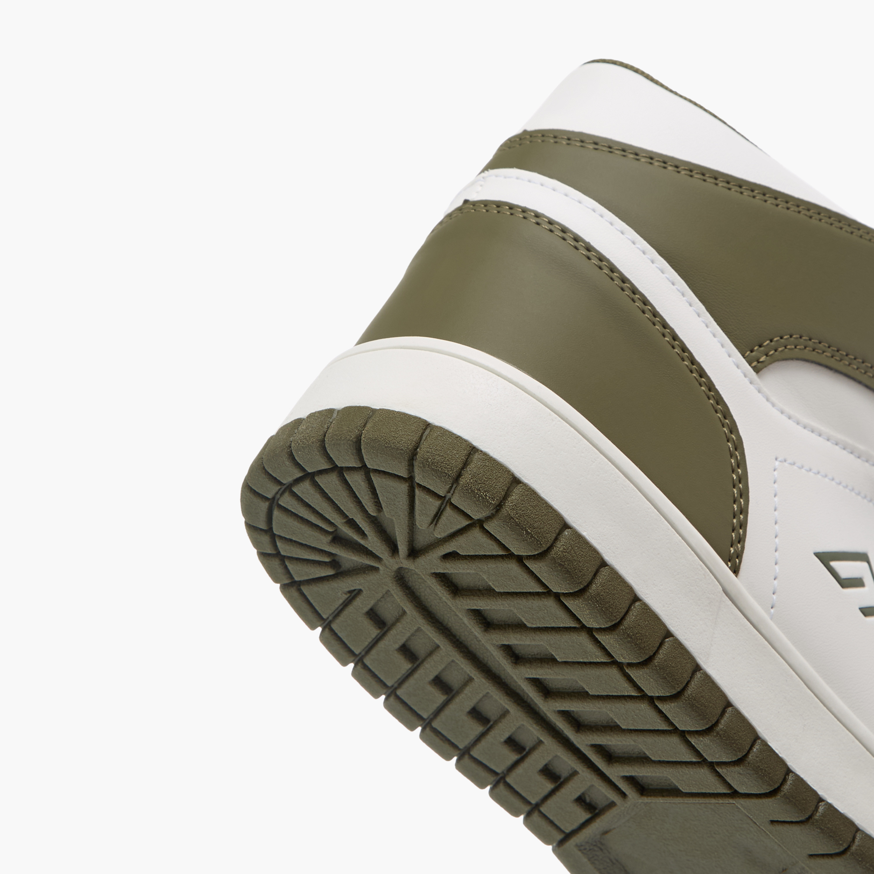 Oaklan by Shoexpress Panelled High Cut Sneakers with Lace-Up Closure-men-shoes-sneakers-image-5